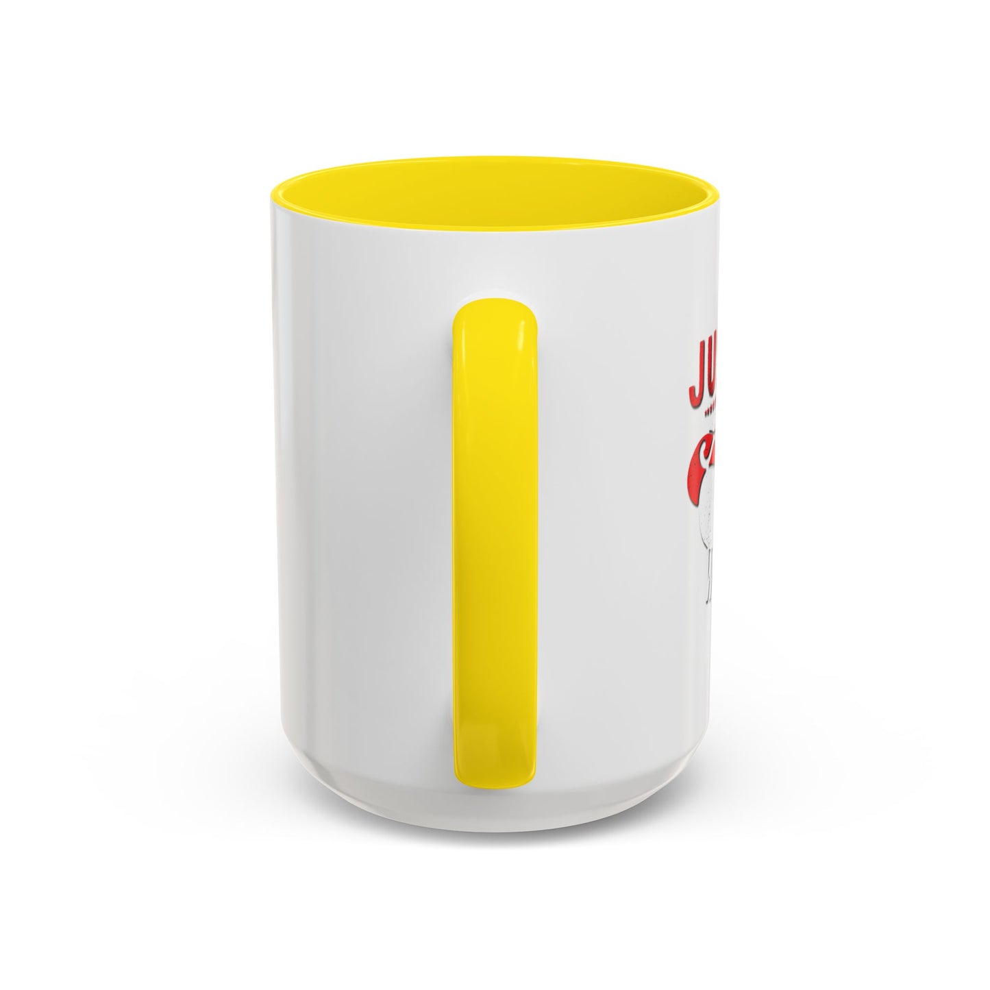 JUST HERE FOR THE WEINERS Accent BiColor Funny Sarcastic Mug