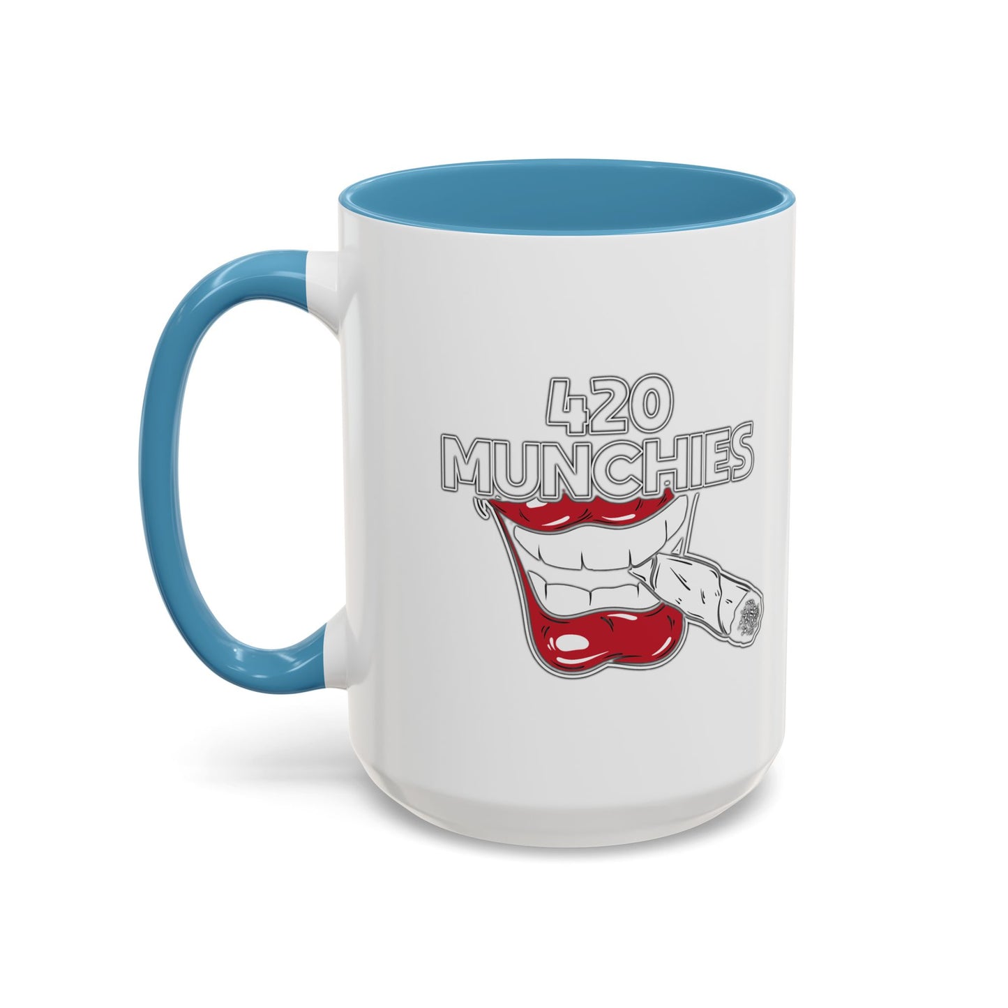 420 MUNCHIES Accent BiColor Funny Sarcastic Mug