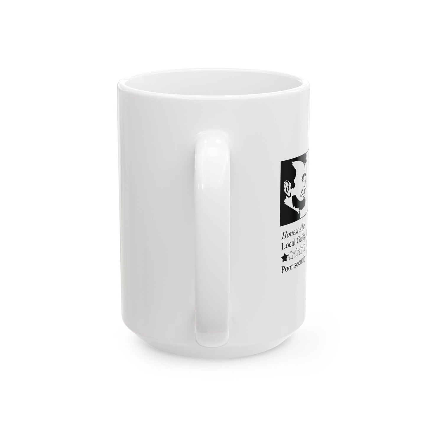 FORD'S THEATRE REVIEW FUNNY SARCASTIC WHITE MUG