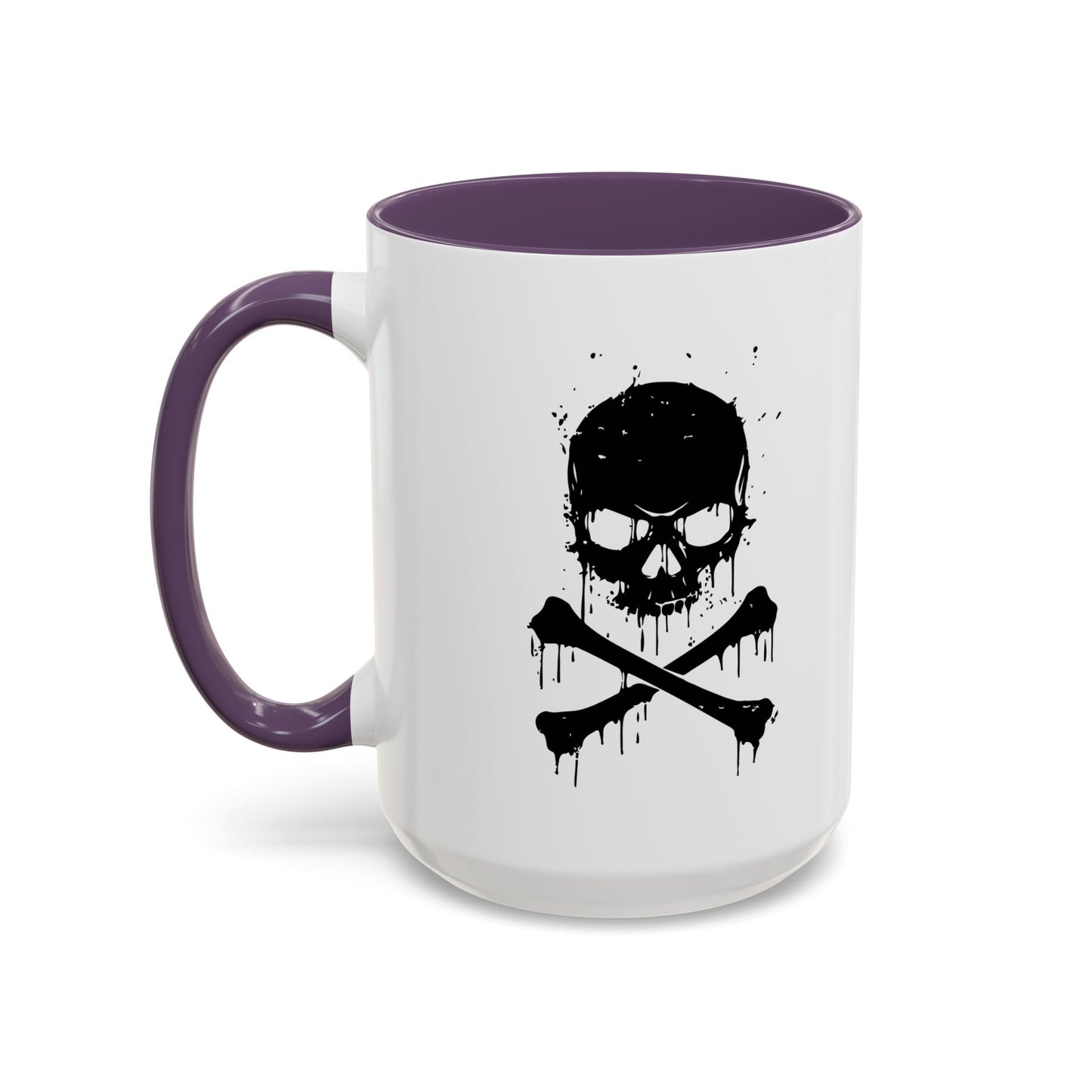 DRIP SKULL Accent BiColor Funny Sarcastic Mug