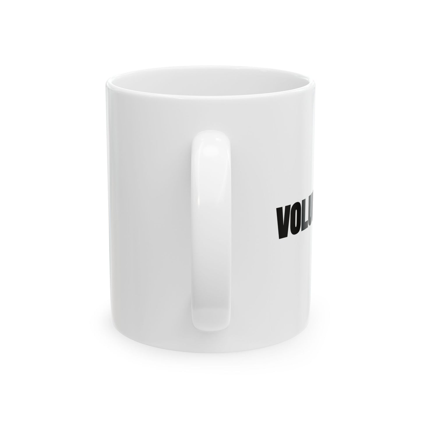 VOLUNTEER WHITE MUG