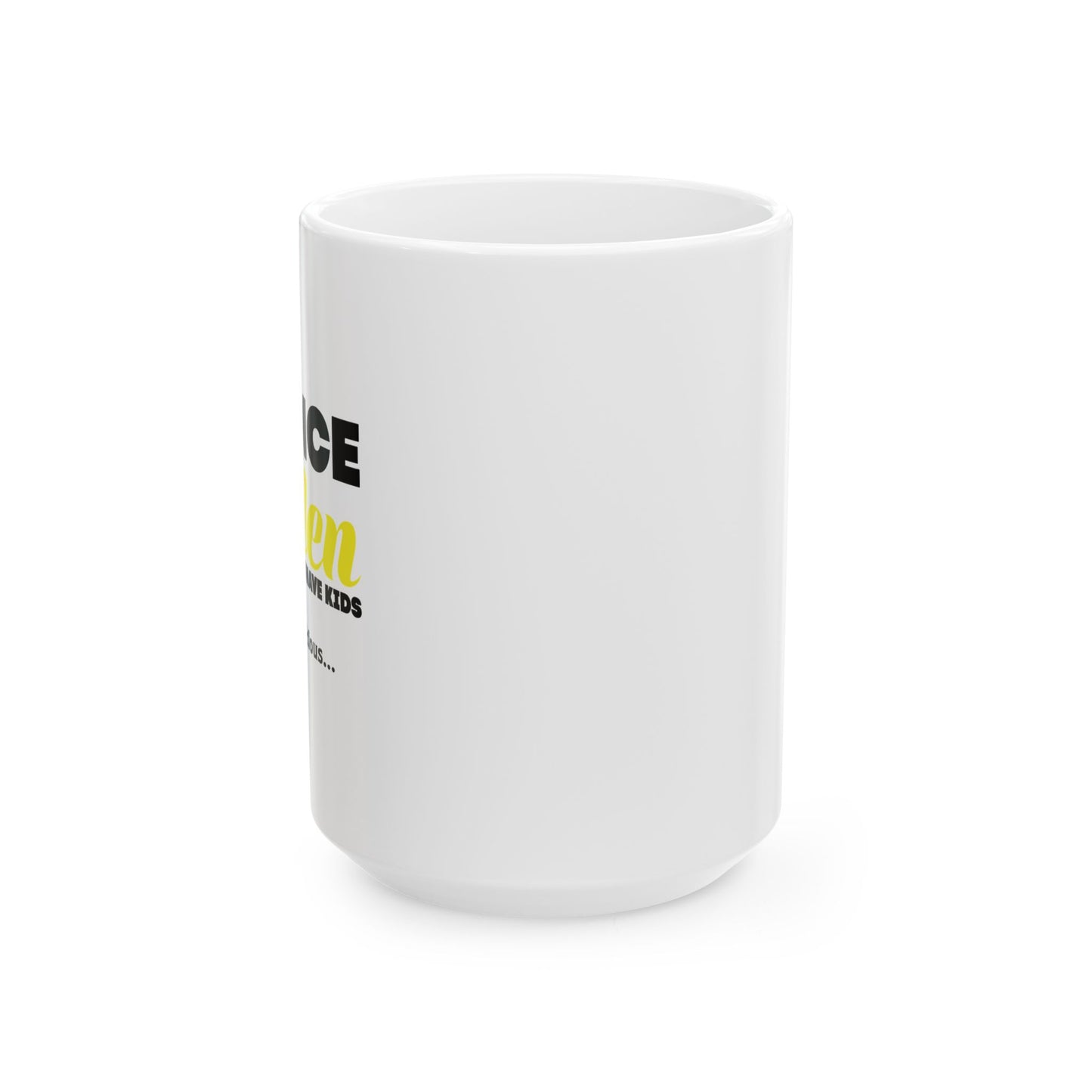 SILENCE IS GOLDEN FUNNY SARCASTIC MUG