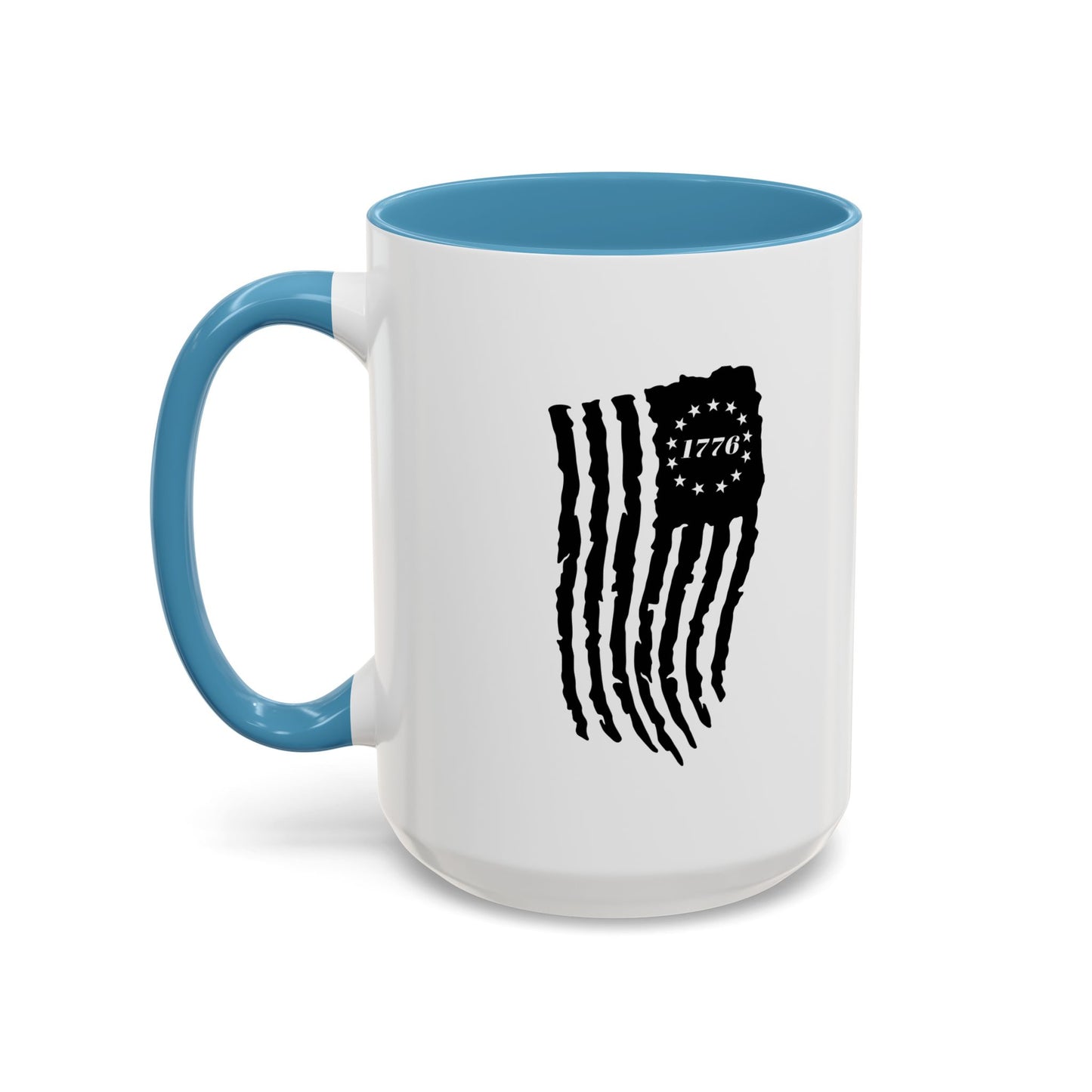 1776 BETSY FLAG Accent BiColor Funny Sarcastic Mug