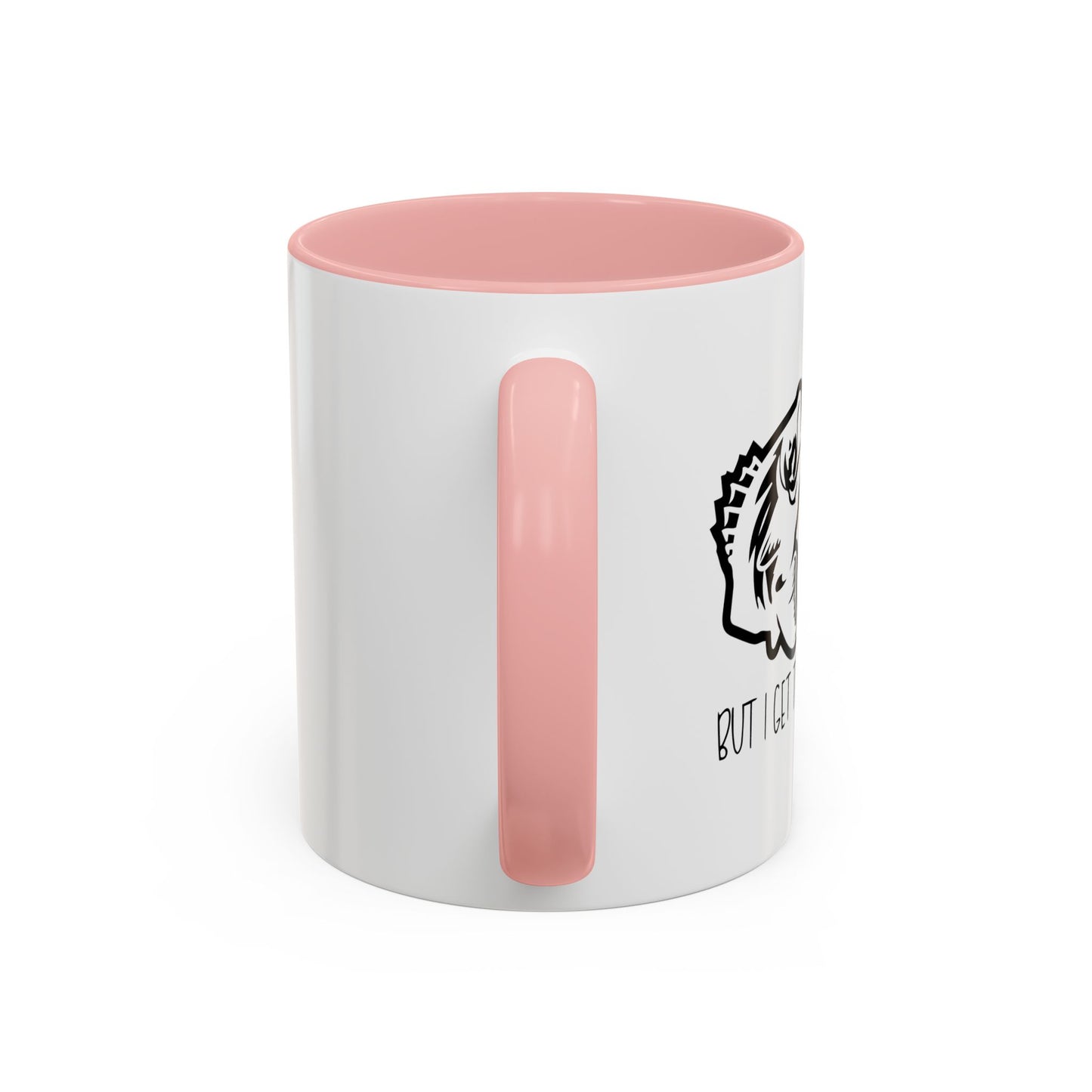 FISHING IT'S LIKE YOGA Accent BiColor Funny Sarcastic Mug