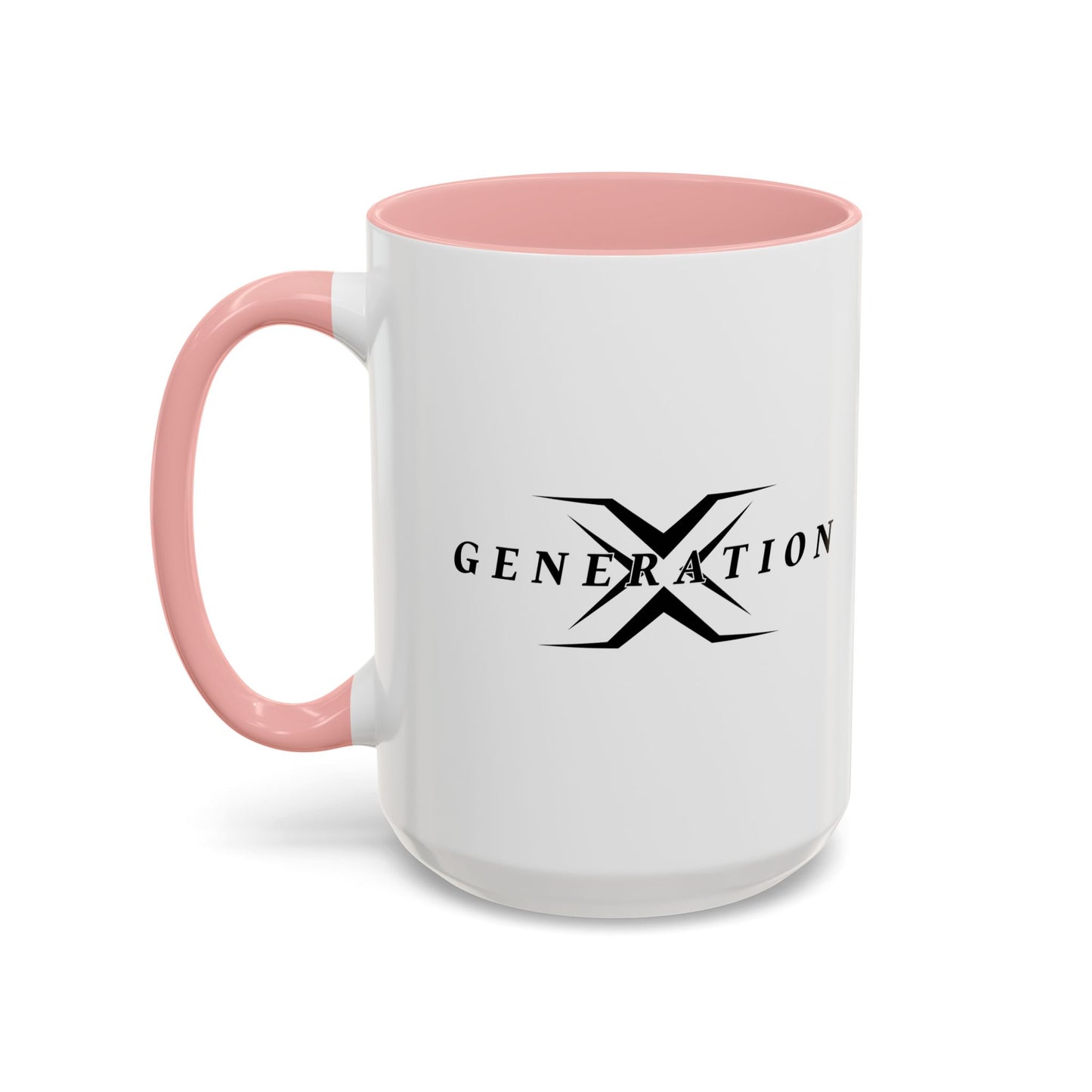 GENENRATION X Accent BiColor Funny Sarcastic Mug