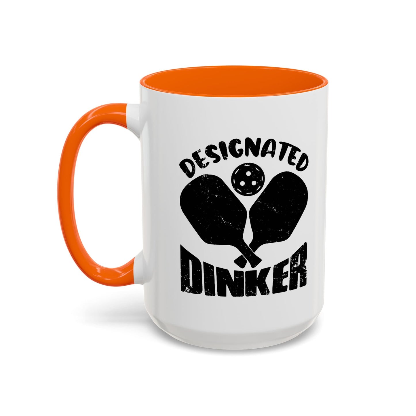 DESIGNATED DRINKER Accent BiColor Funny Sarcastic Mug