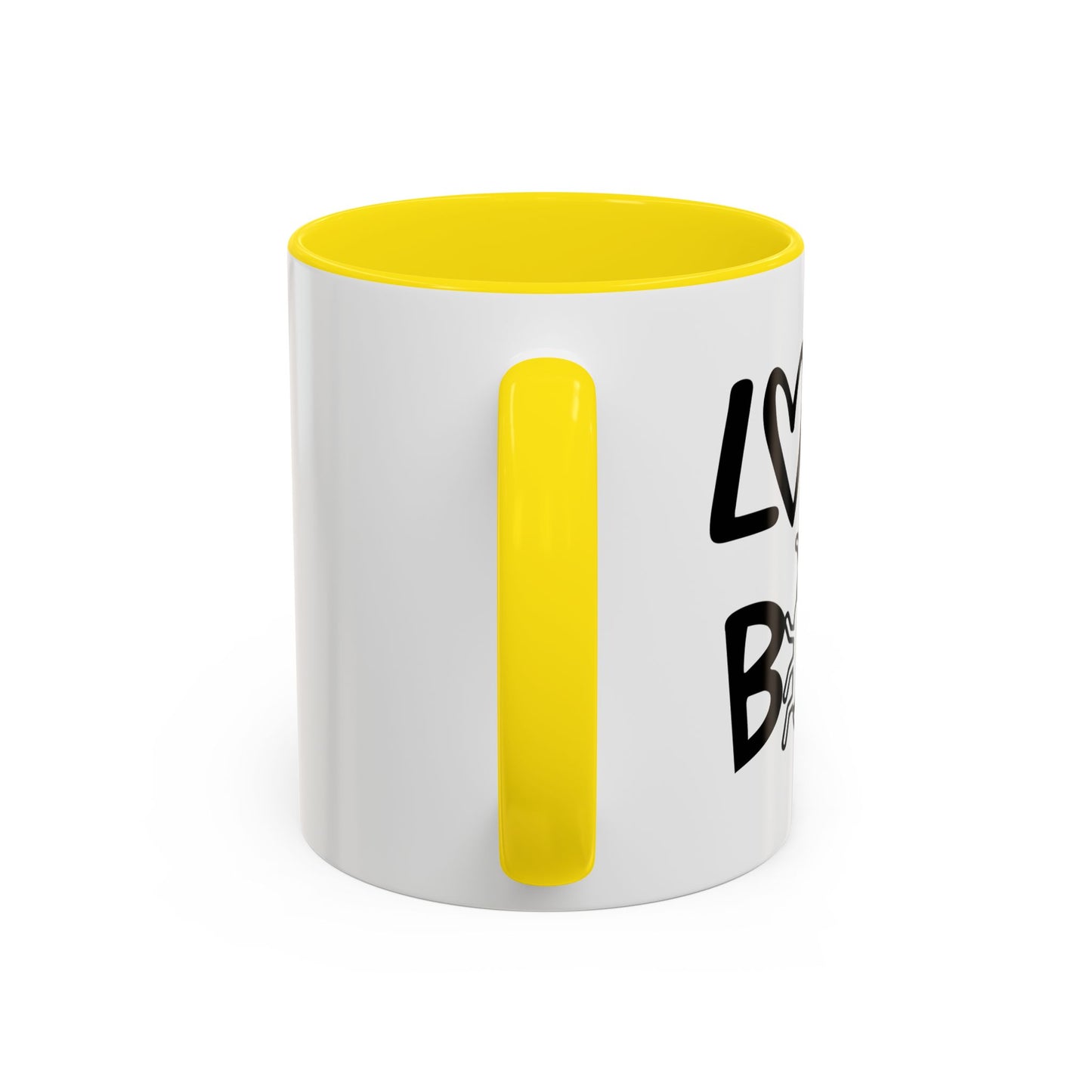 LOVE BUG Accent BiColor Funny Sarcastic Mug