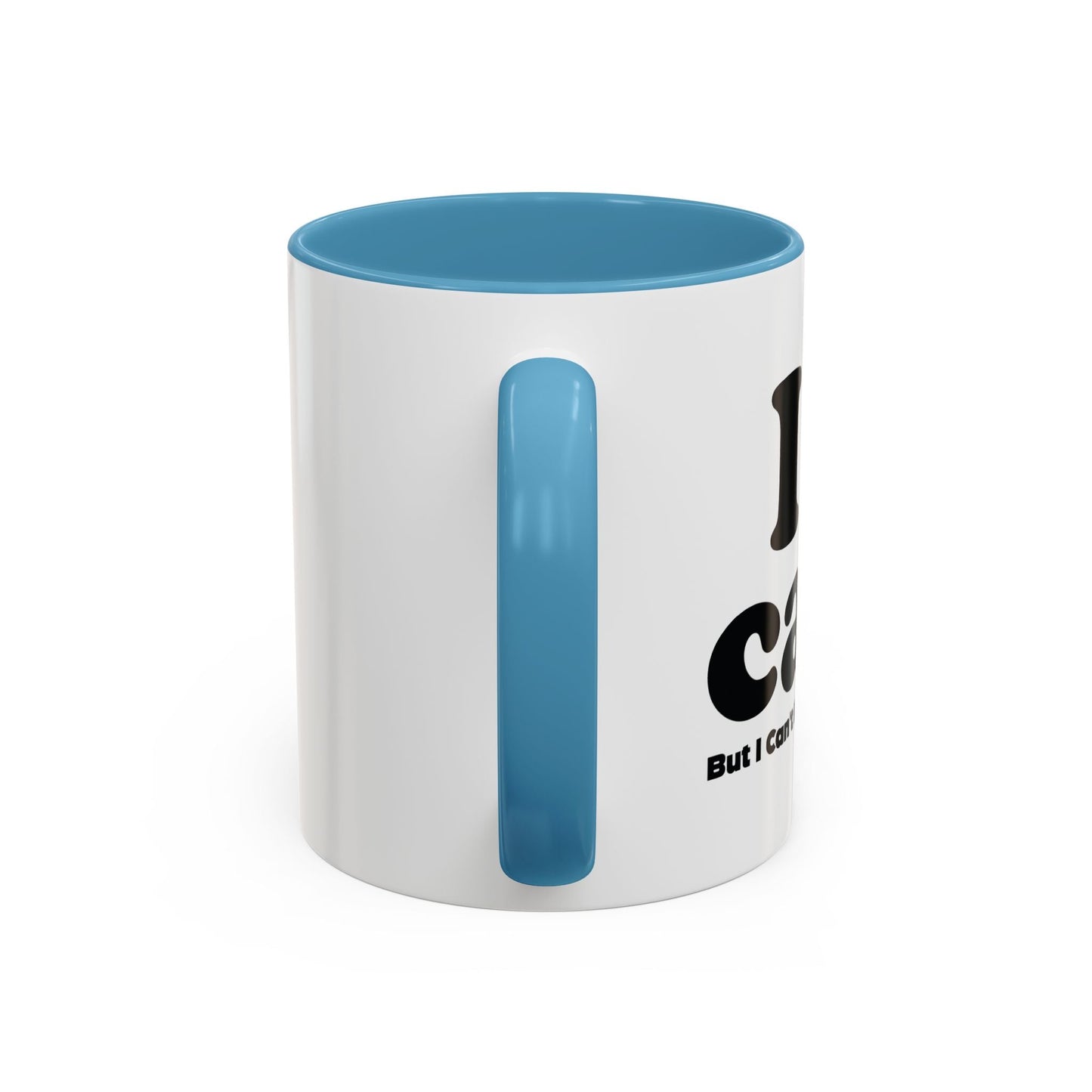 I LOVE CATS, BUT I CAN'T EAT A WHOLE ONE Accent BiColor Funny Sarcastic Mug