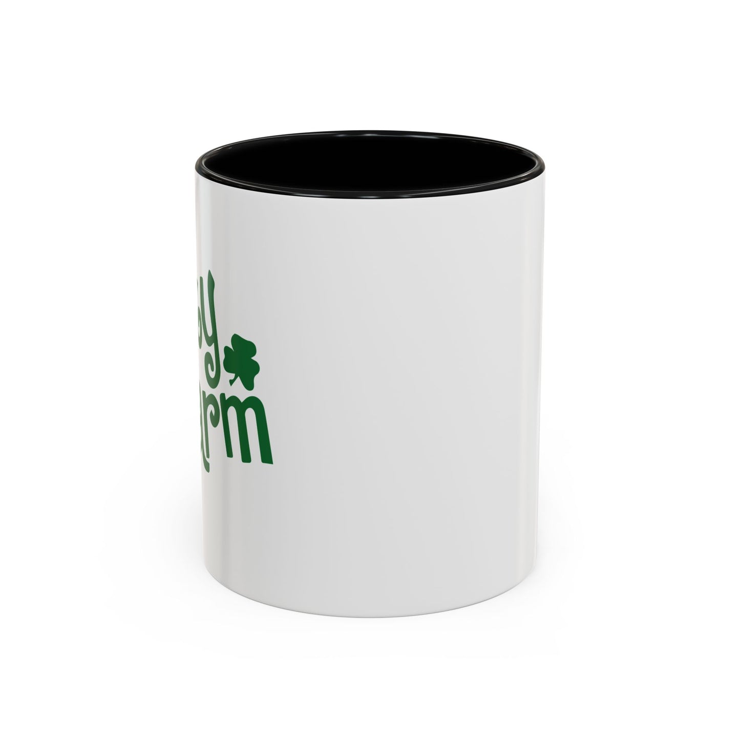 LUCKY CHARM Accent BiColor Funny Sarcastic Mug