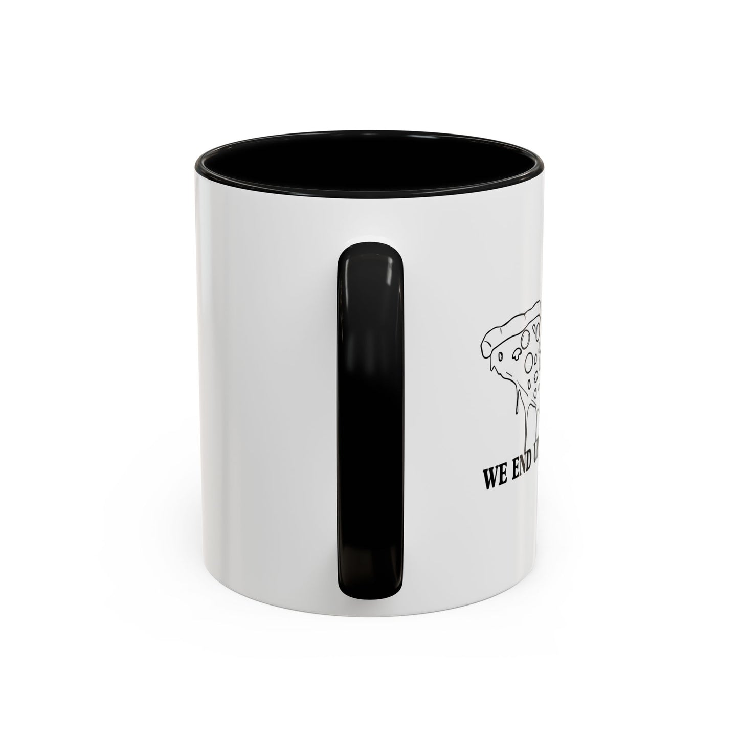 EVERYTIME I COOK WITH WINE Accent BiColor Funny Sarcastic Mug