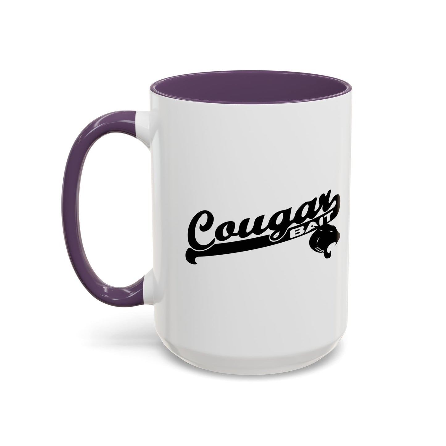 COUGAR BAIT Accent BiColor Funny Sarcastic Mug