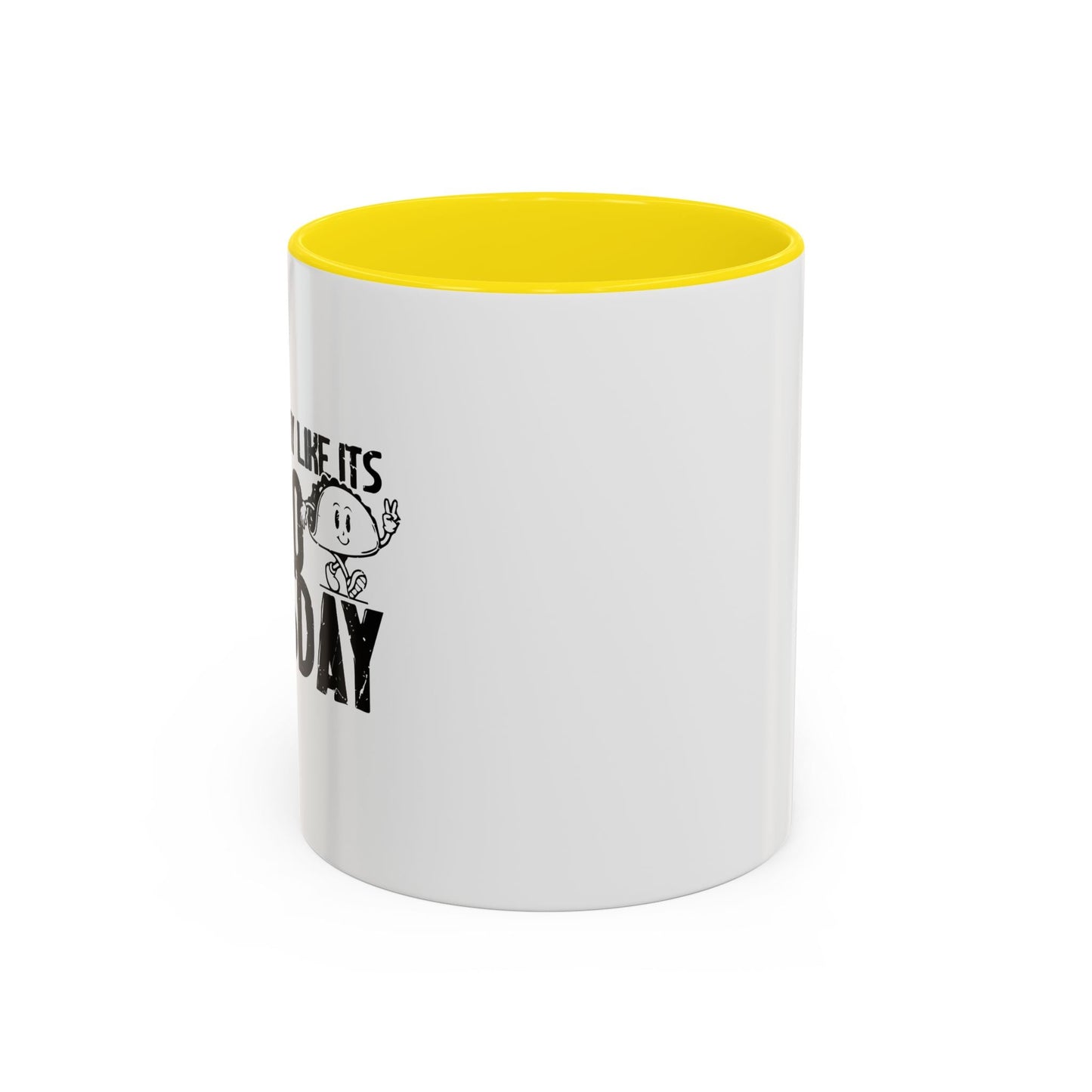 TACO TUESDAY Accent BiColor Funny Sarcastic Mug