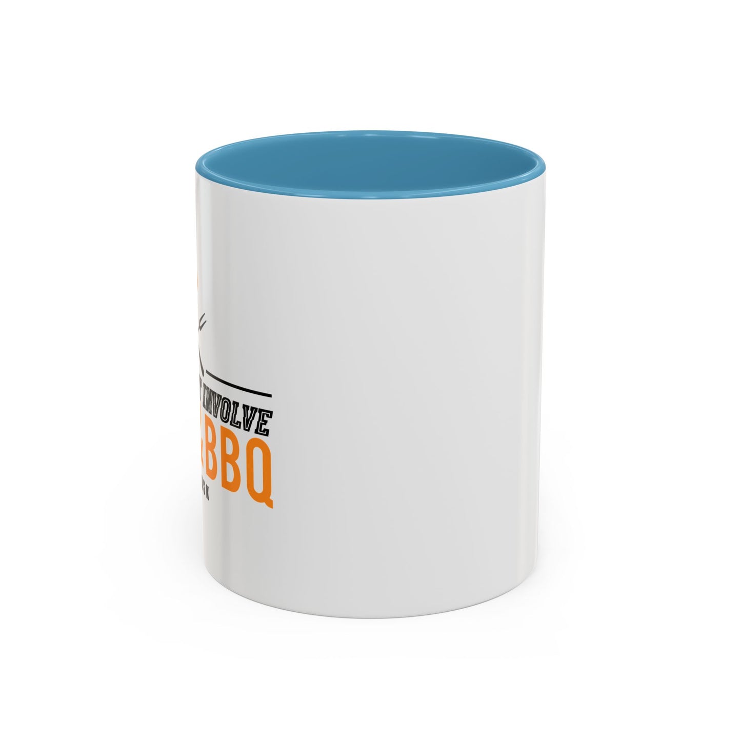 IF IT DOESN'T INVOLVE BEER & BBQ Accent BiColor Funny Sarcastic Mug