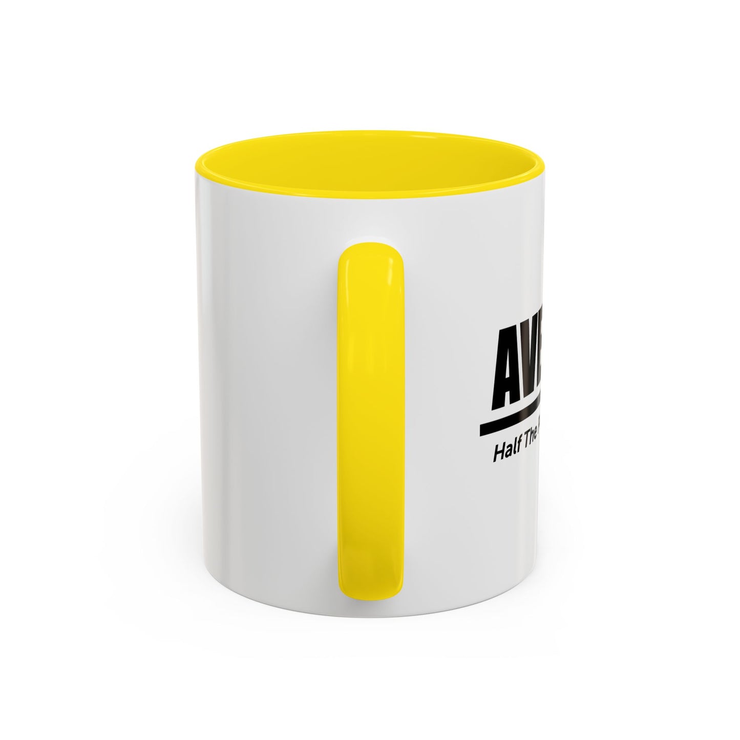 AVERAGE Accent BiColor Funny Sarcastic Mug