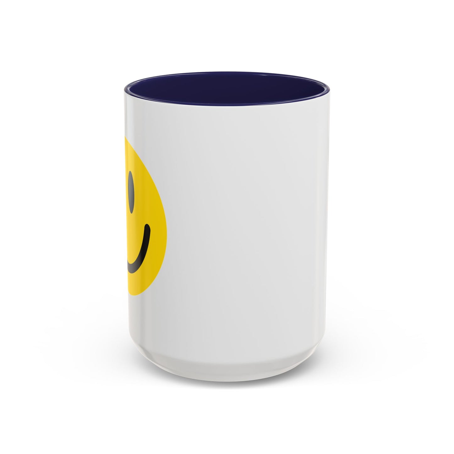 SMILE FACE Accent BiColor Funny Sarcastic Mug