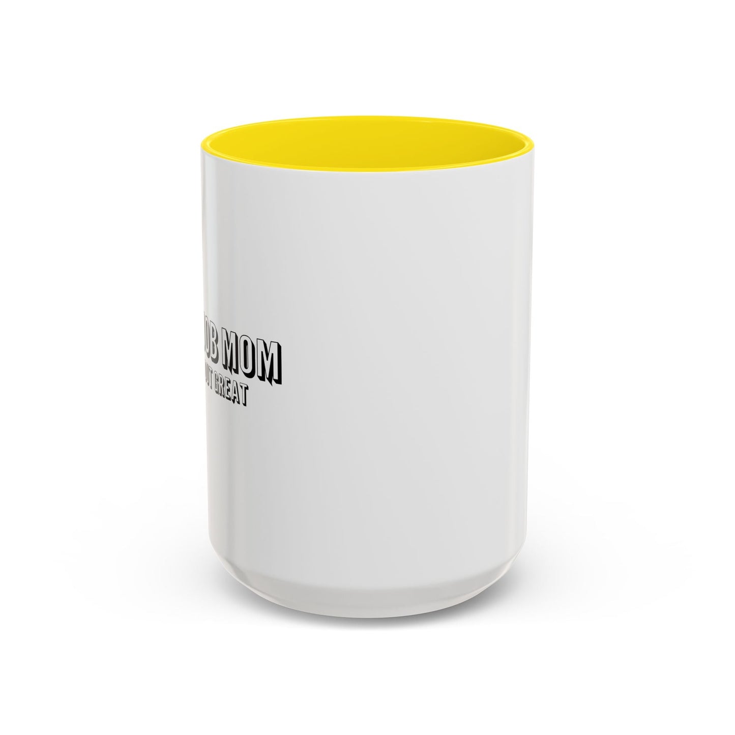 GREAT JOB MOM Accent BiColor Mug