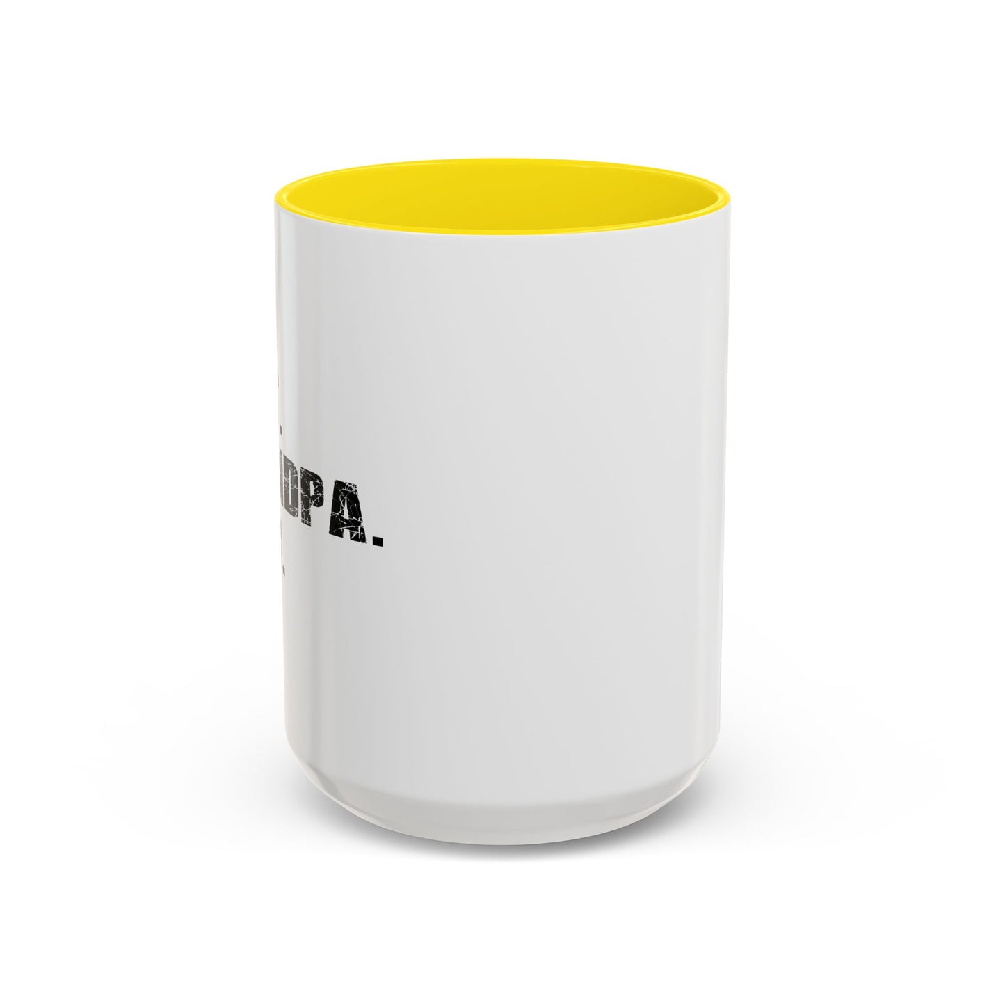 BEST. GRANDPA. EVER. Accent BiColor Funny Sarcastic Mug