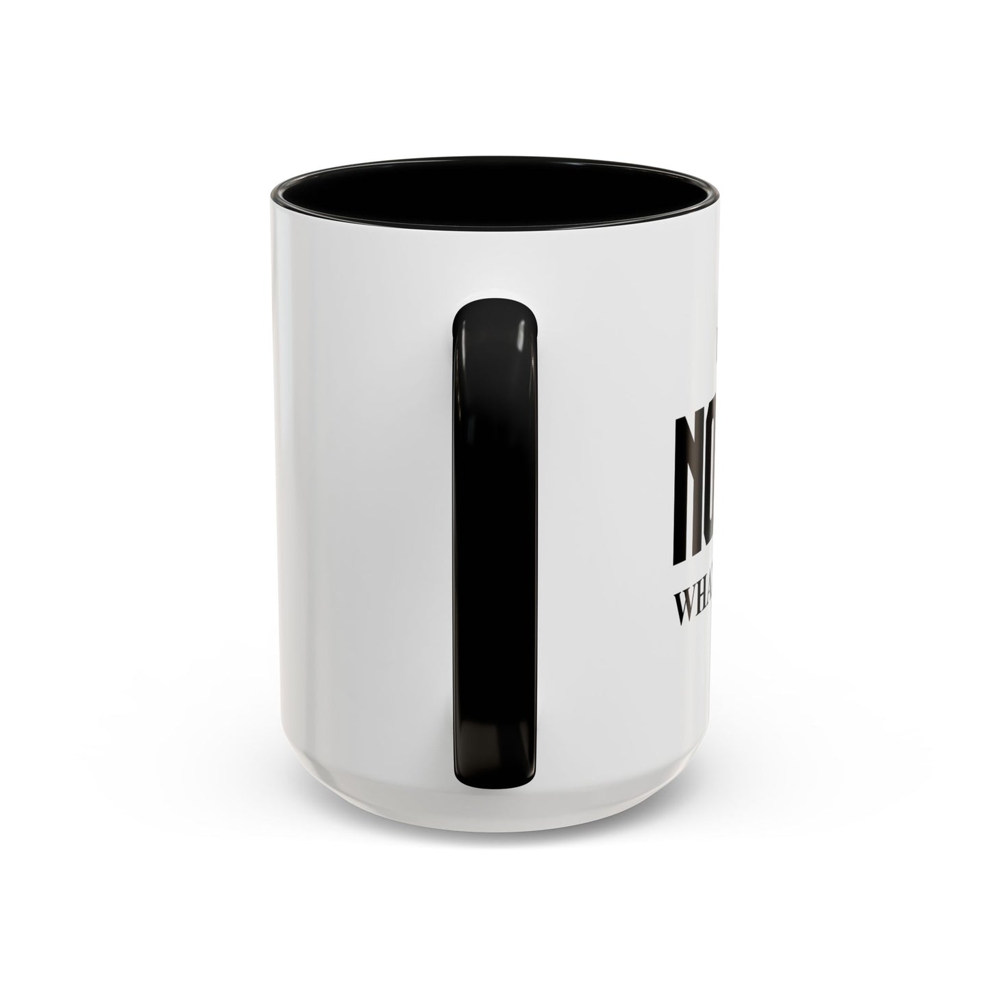 I HAVE NO IDEA WHAT IM DOING Accent BiColor Funny Sarcastic Mug