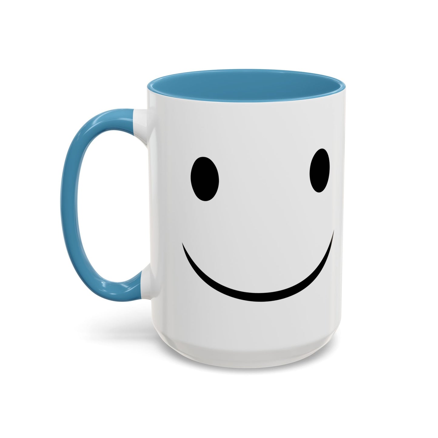 HAPPY SMILE Accent BiColor Funny Sarcastic Mug