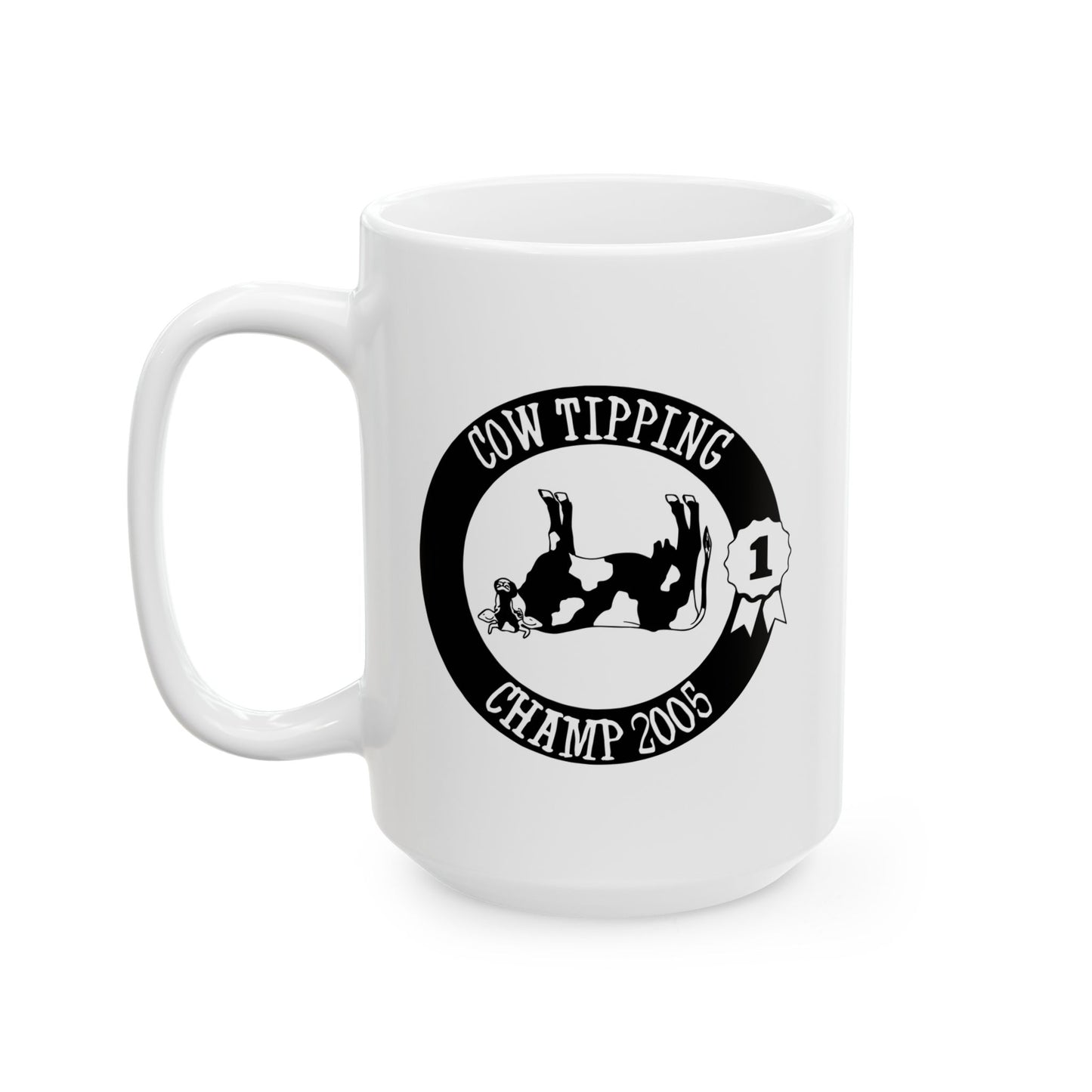 COW TIPPING CHAMP FUNNY SARCASTIC MUG