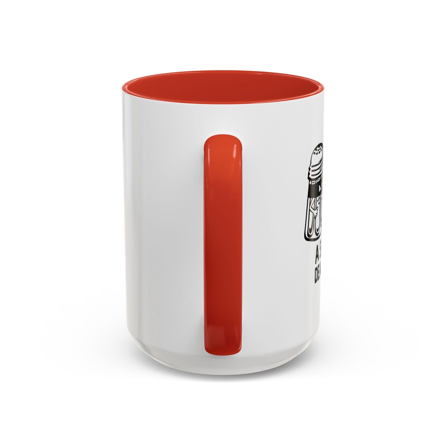 A SALT WITH A DEADLY WEAPON Accent BiColor Funny Sarcastic Mug