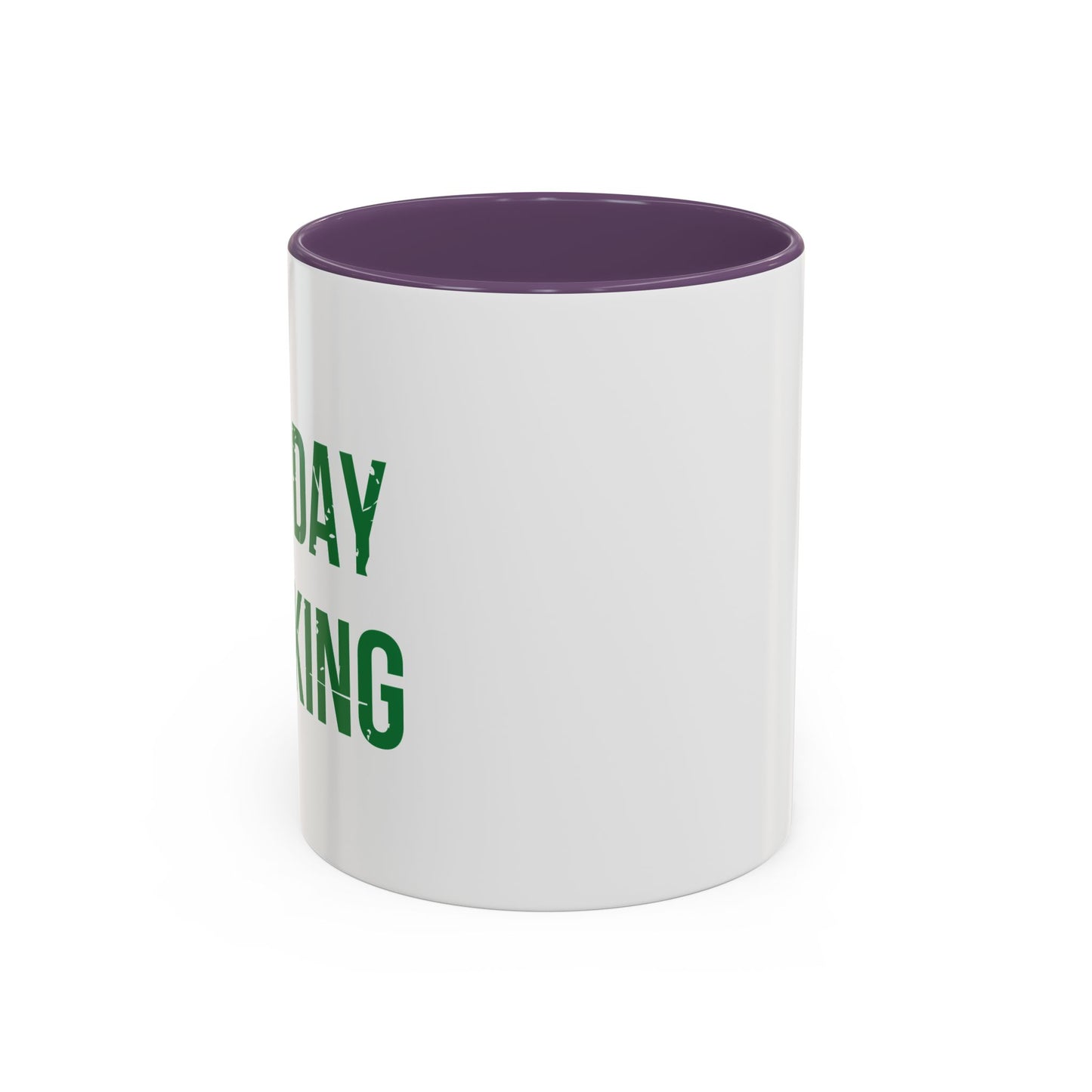 I HEART DAY DRINKING Accent BiColor Funny Sarcastic Mug