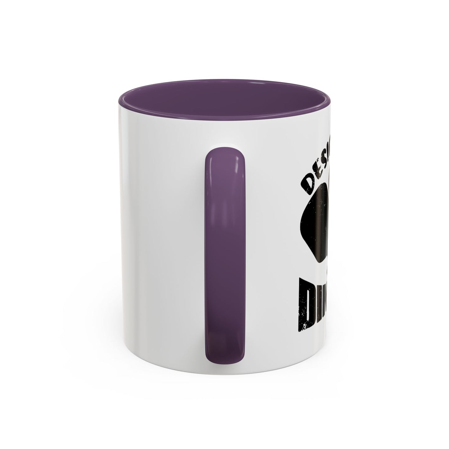 DESIGNATED DRINKER Accent BiColor Funny Sarcastic Mug