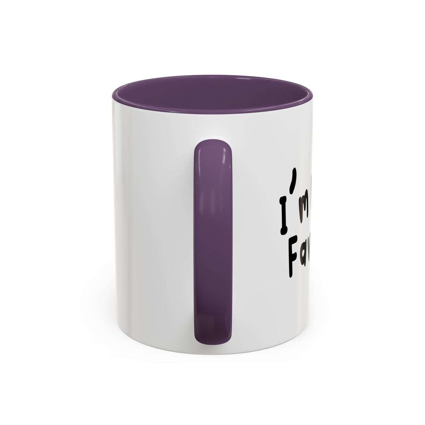 I’m Mom’s Favorite Accent BiColor Mug