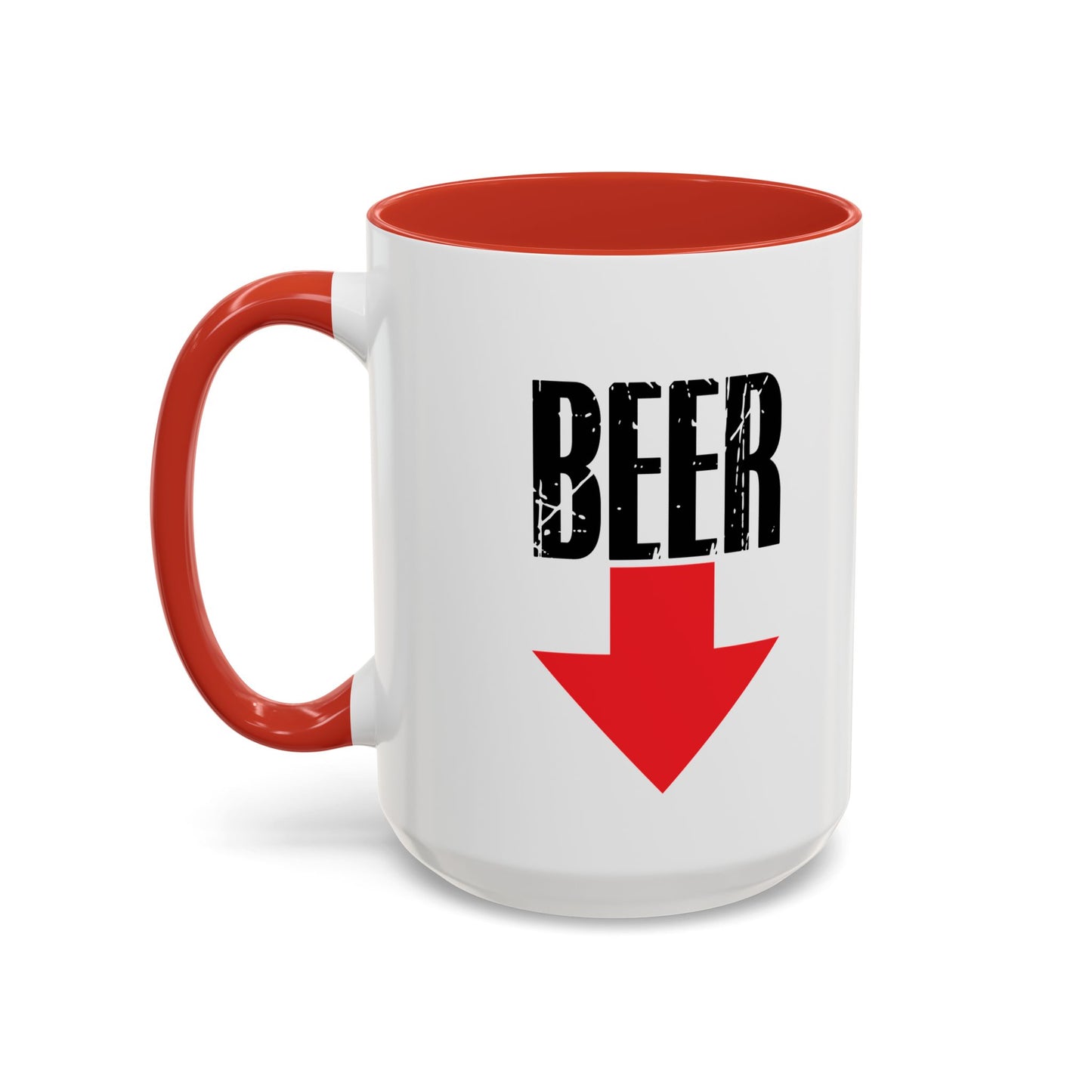 BEER Accent BiColor Funny Sarcastic Mug