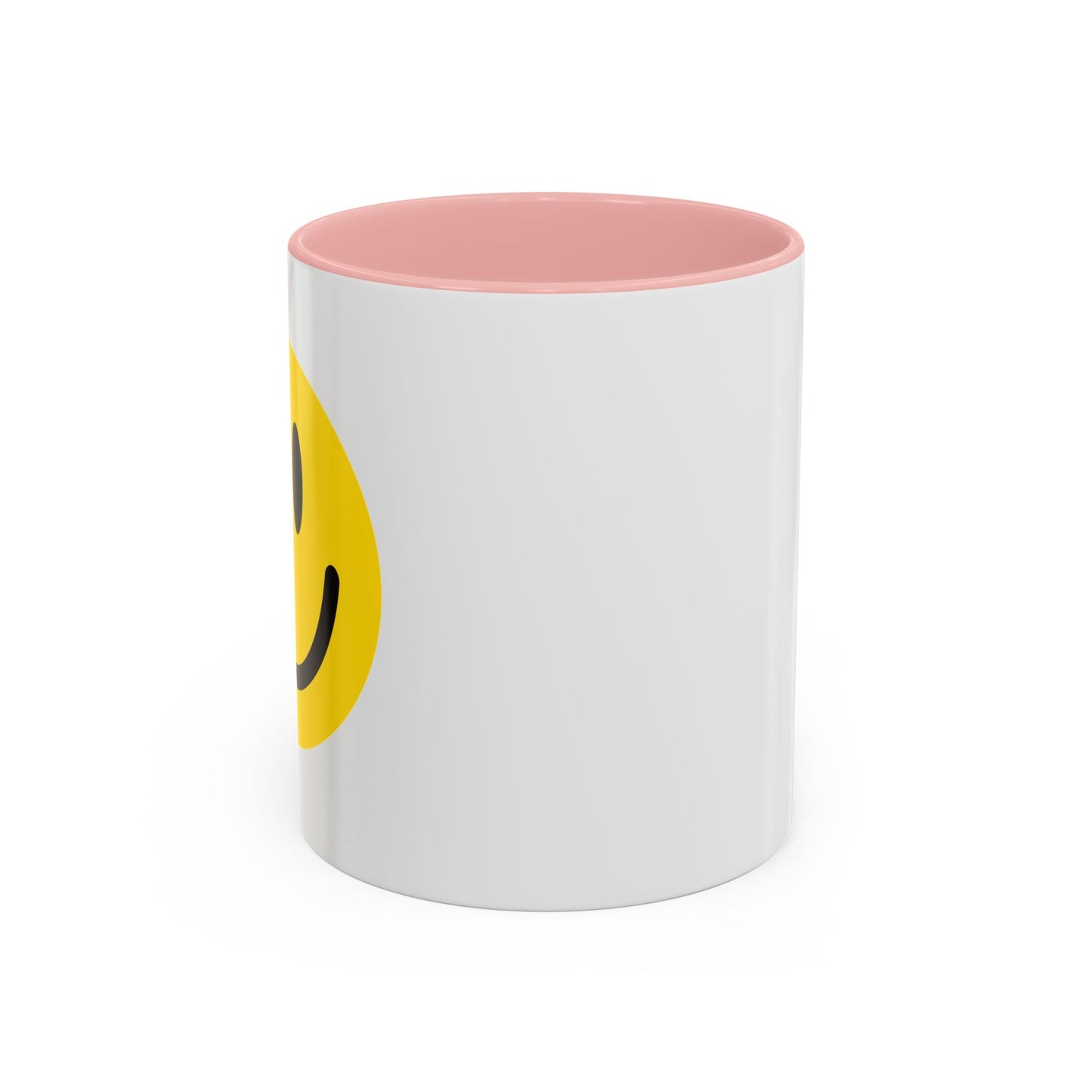 SMILE FACE Accent BiColor Funny Sarcastic Mug