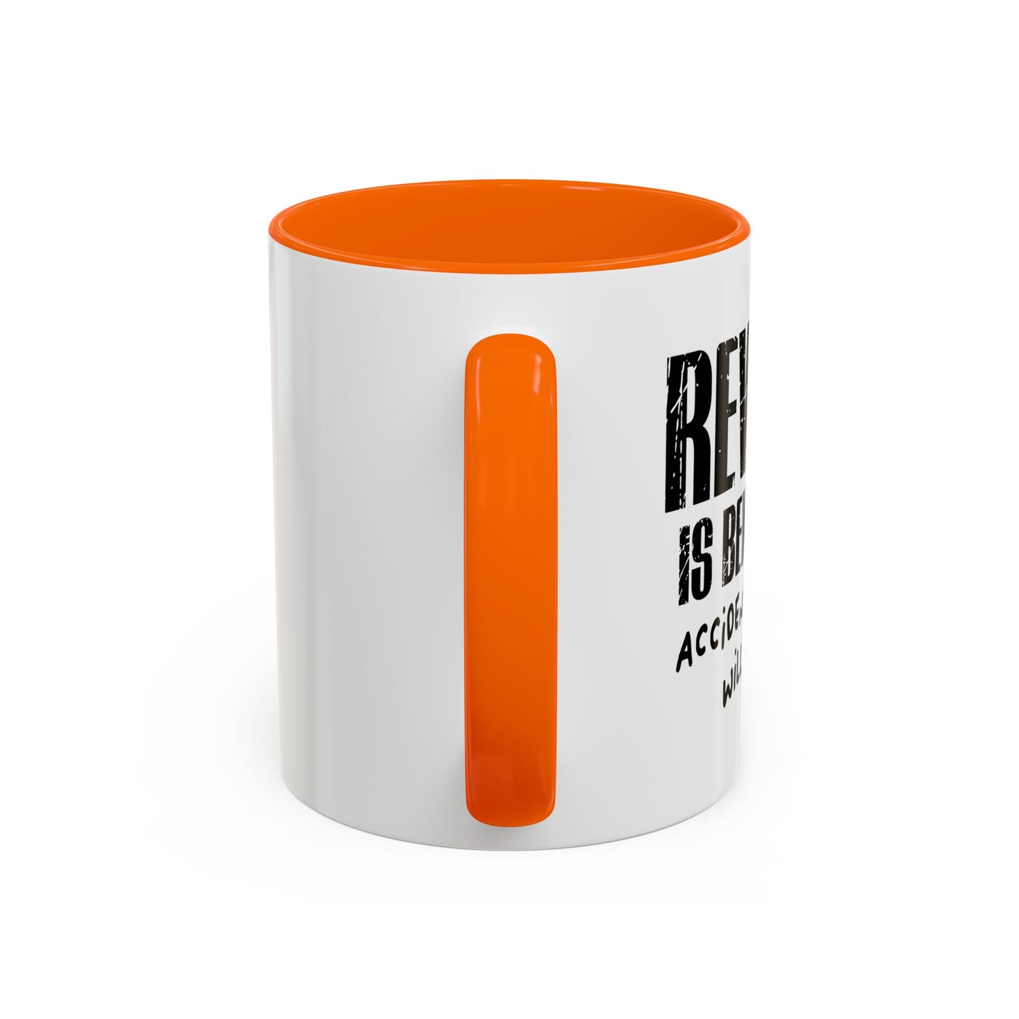 REVENGE IS BENEATH ME Accent BiColor Funny Sarcastic Mug