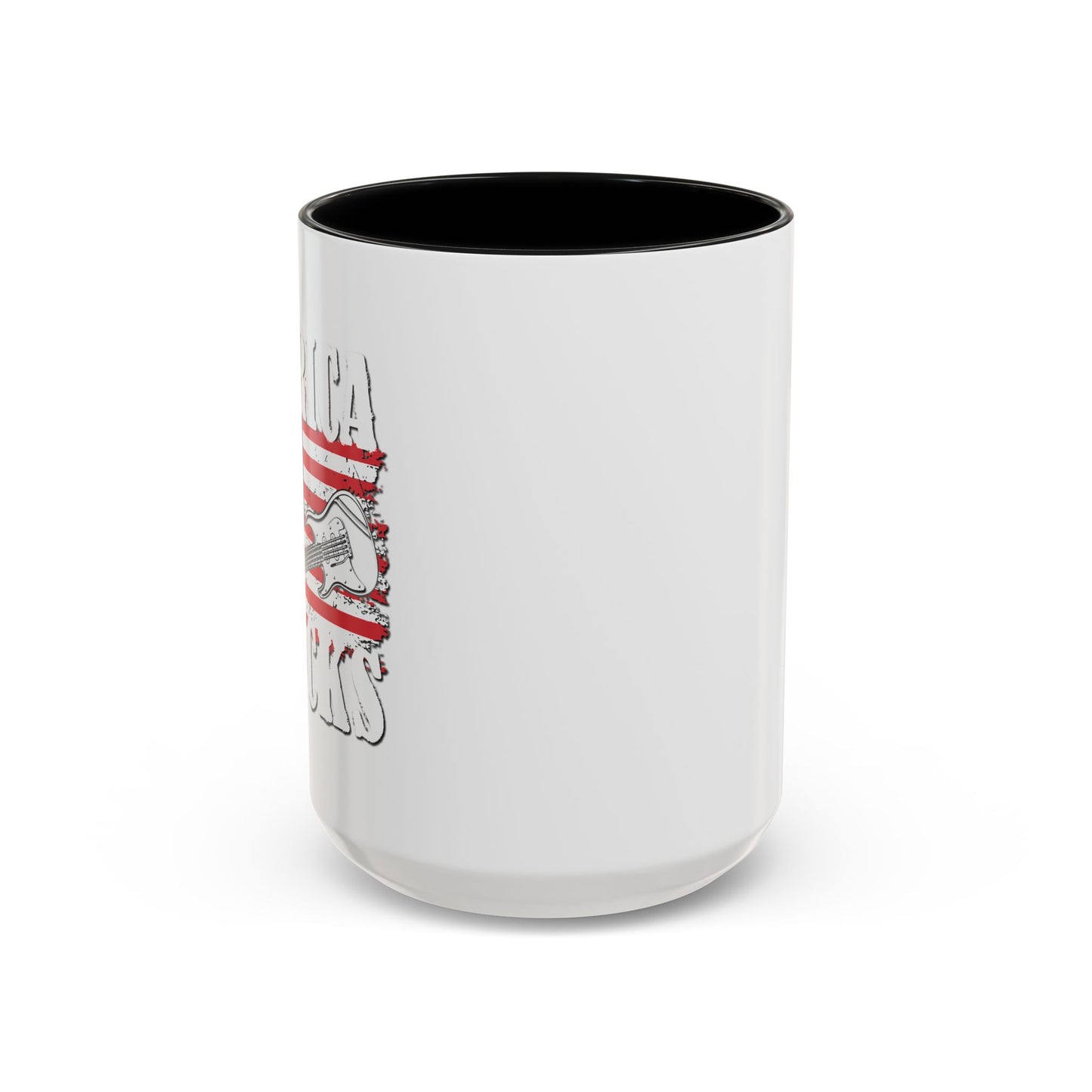 MERICA ROCKS Accent BiColor  Mug