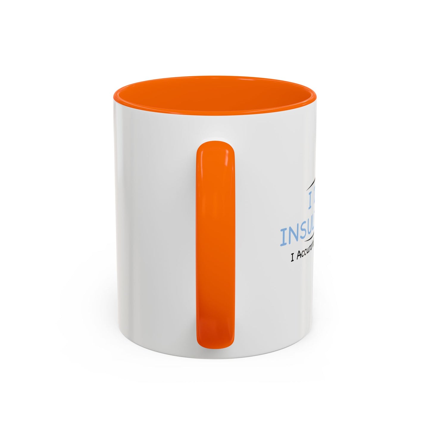 I DON’T INSULT PEOPLE Accent BiColor Funny Sarcastic Mug