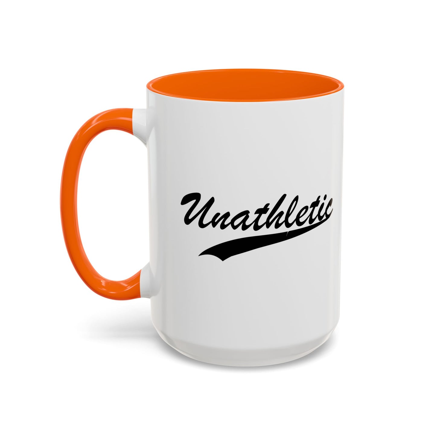 UNATHLETIC Accent BiColor Funny Sarcastic Mug