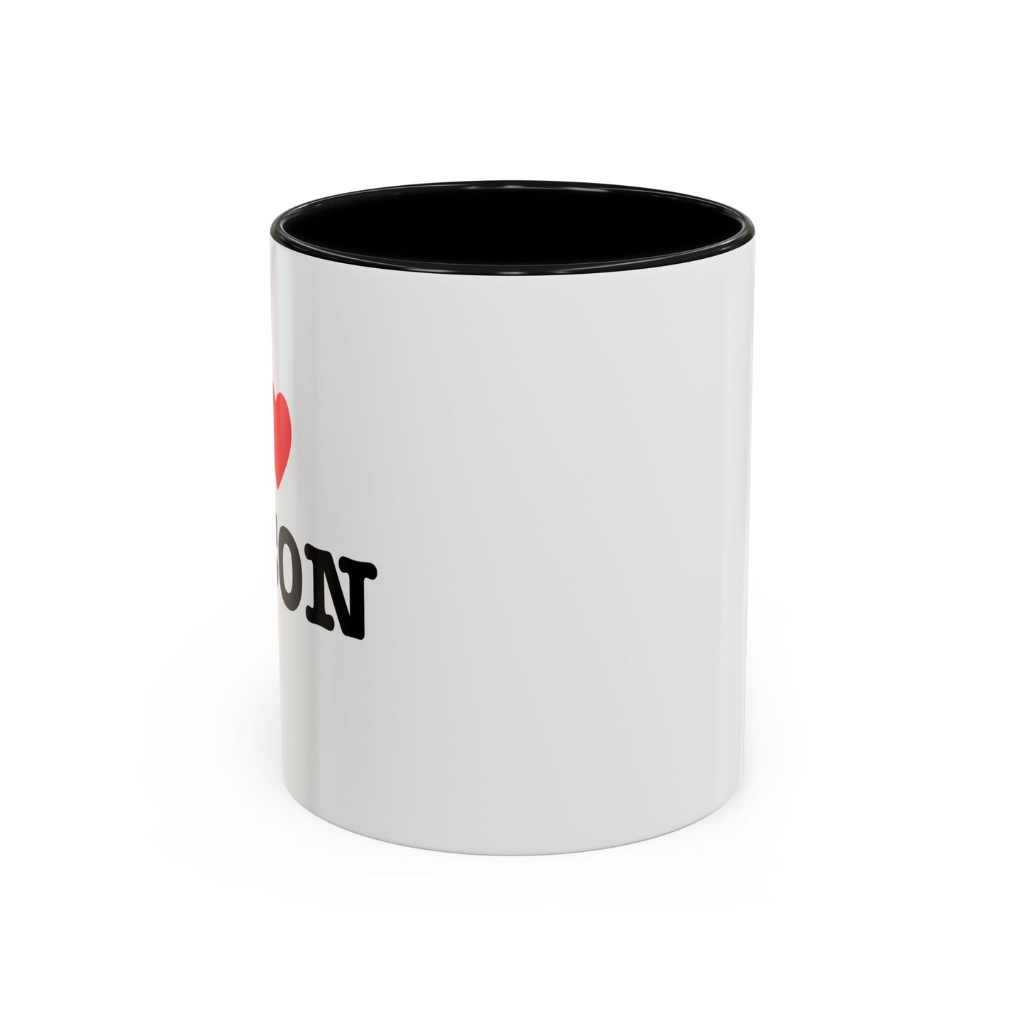 I LOVE BACON Accent BiColor Funny Sarcastic Mug