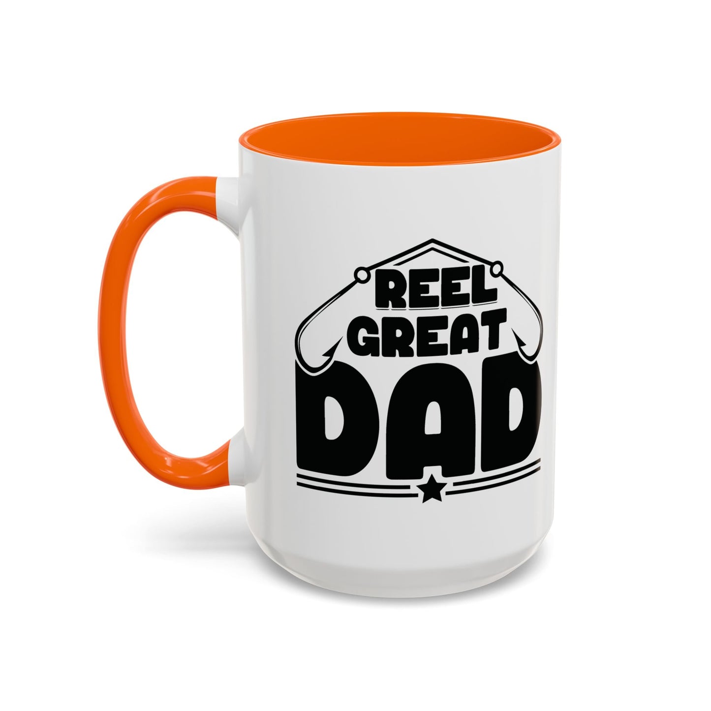 REEL GREAT DAD Accent BiColor Mug