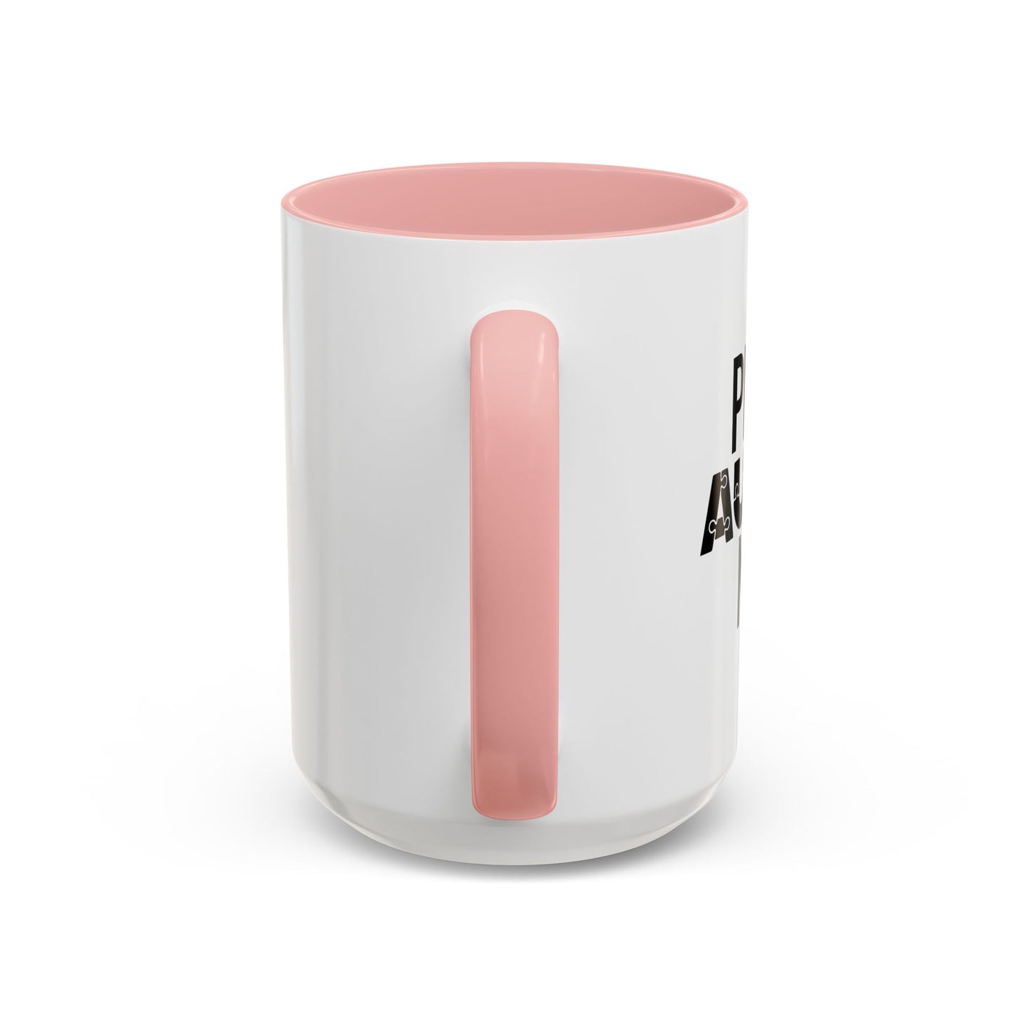 PROUD AUTISM MOM Accent BiColor Mug