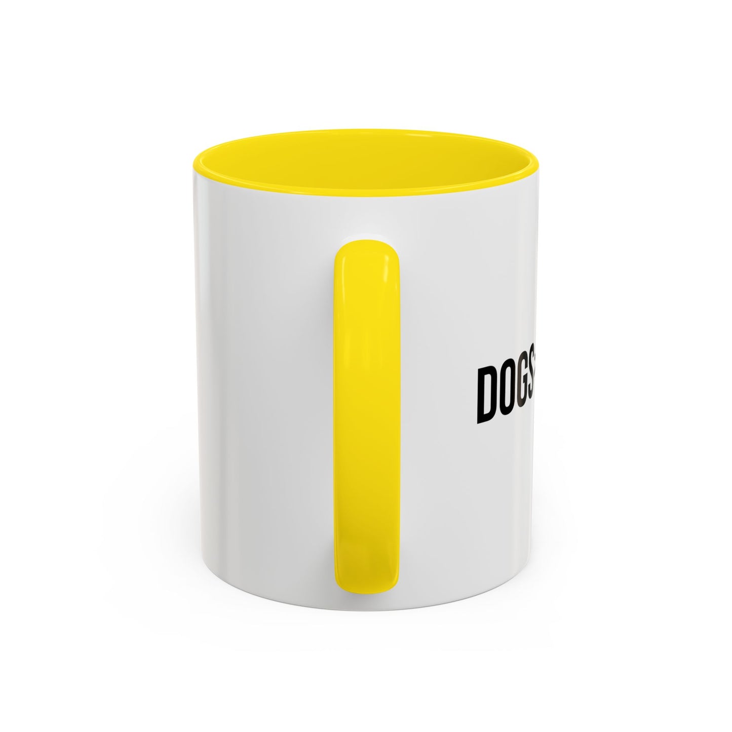 DOGS>PEOPLE Accent BiColor Funny Sarcastic Mug