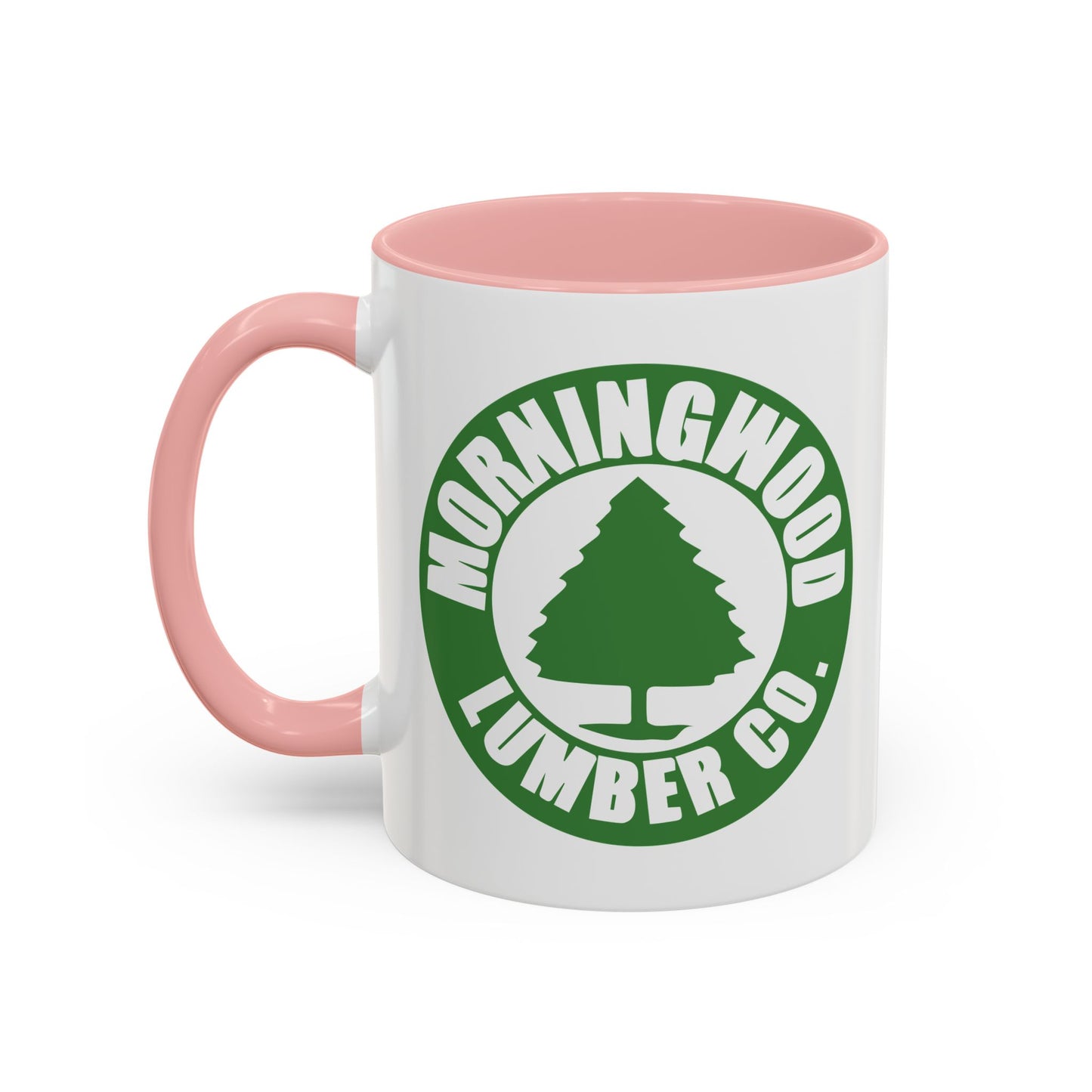 MORNINGWOOD LUMBER CO. Accent BiColor Funny Sarcastic Mug