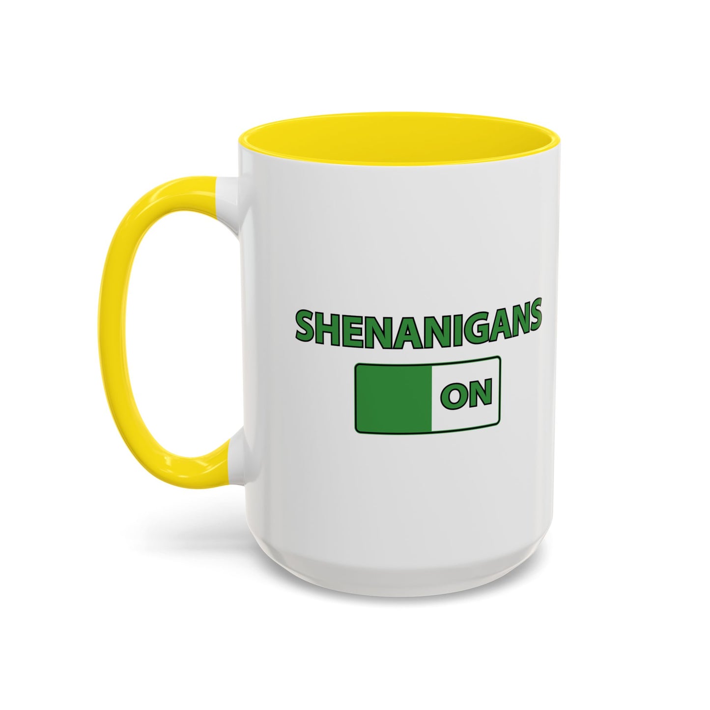 SHENANIGANS ON Accent BiColor Funny Sarcastic Mug