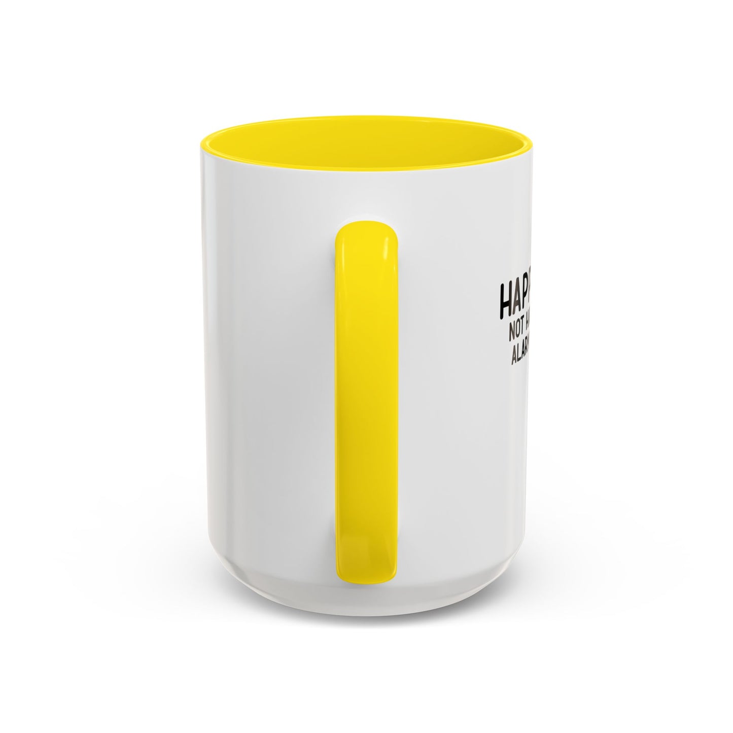 HAPPINESS IS... Accent BiColor Funny Sarcastic Mug