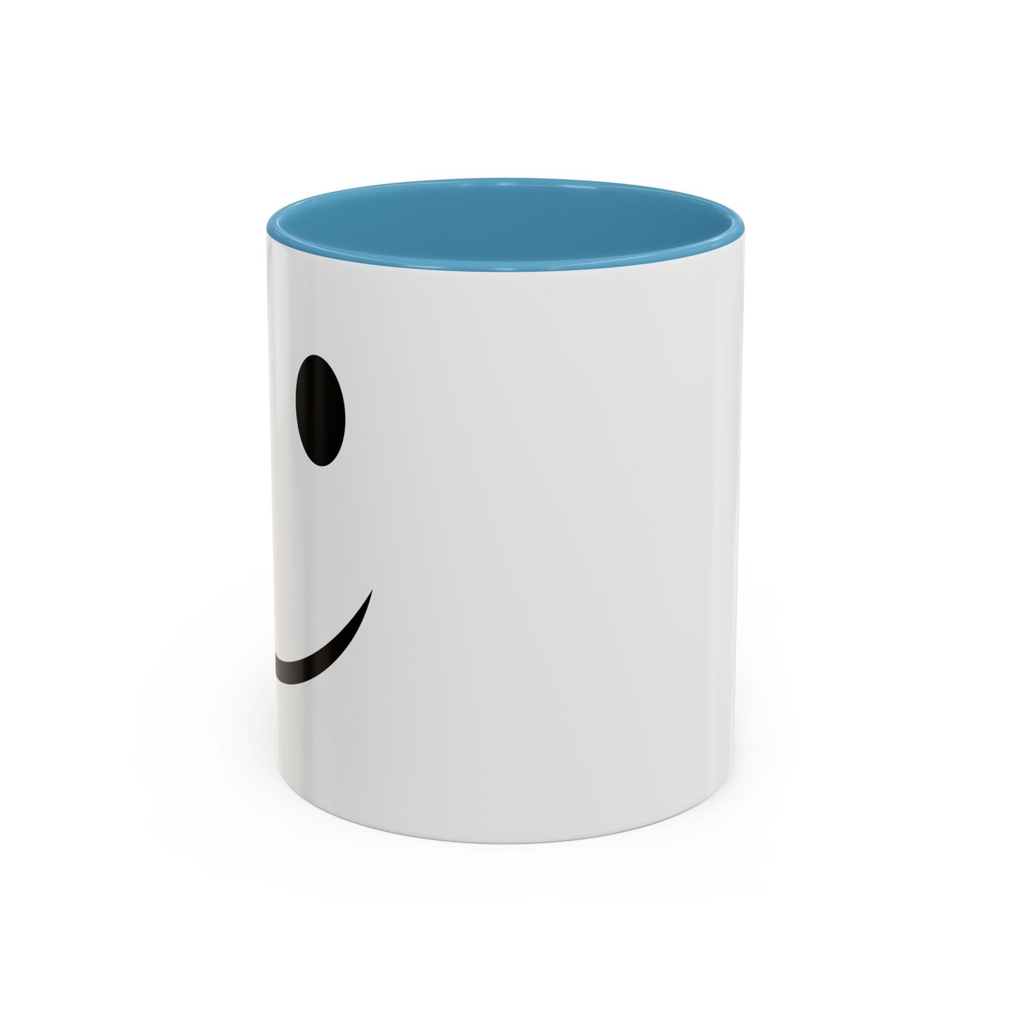 HAPPY SMILE Accent BiColor Funny Sarcastic Mug