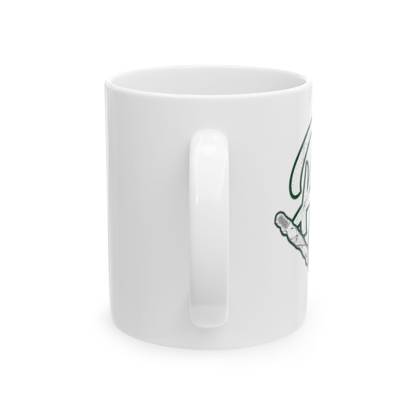 ROLL UP FUNNY SARCASTIC WHITE MUG