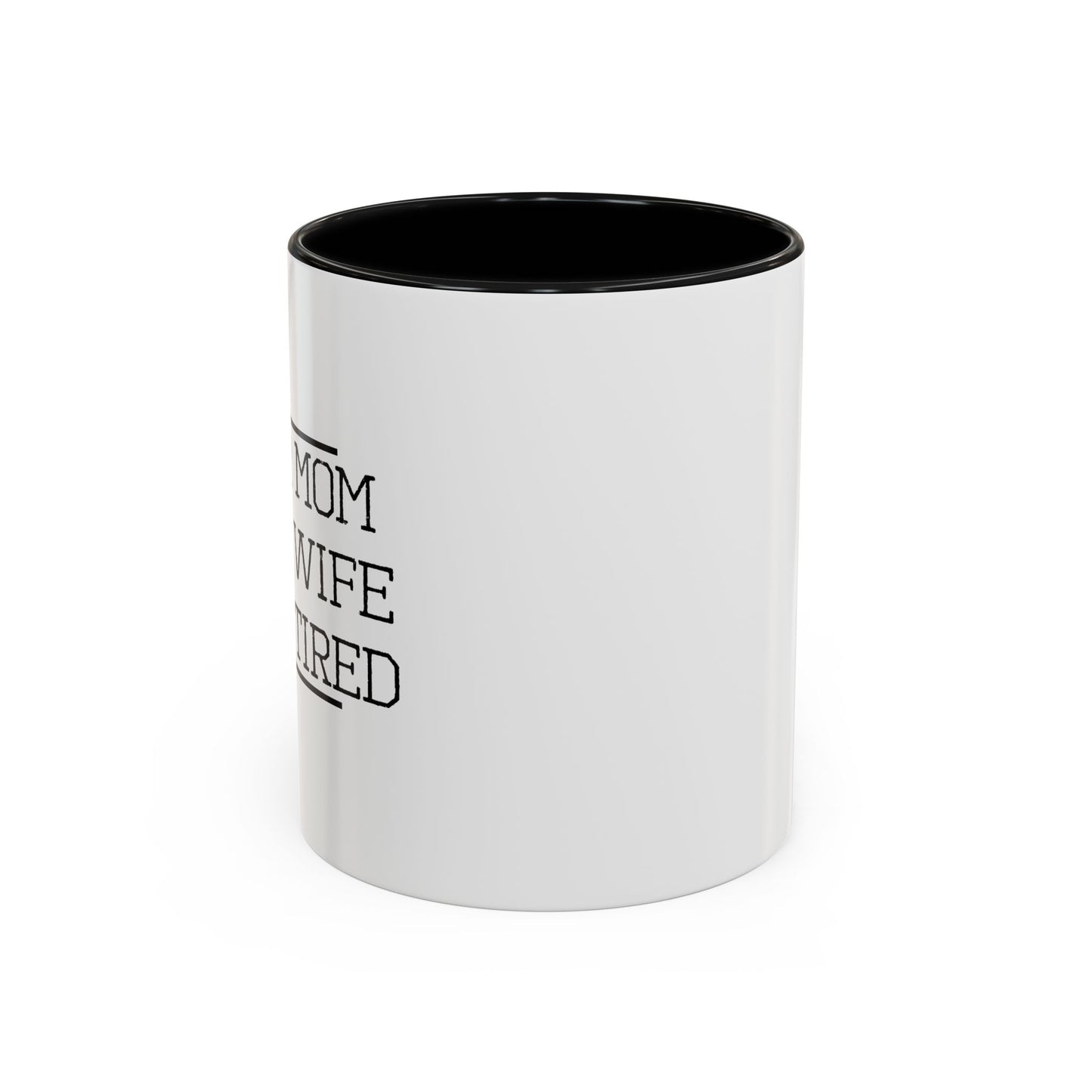 SUPER MOM Accent BiColor Mug