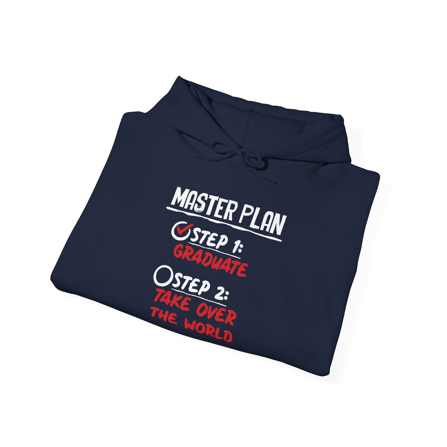 MASTER PLAN - Premium Unisex Funny Sarcastic Black Hoodie Sweatshirt