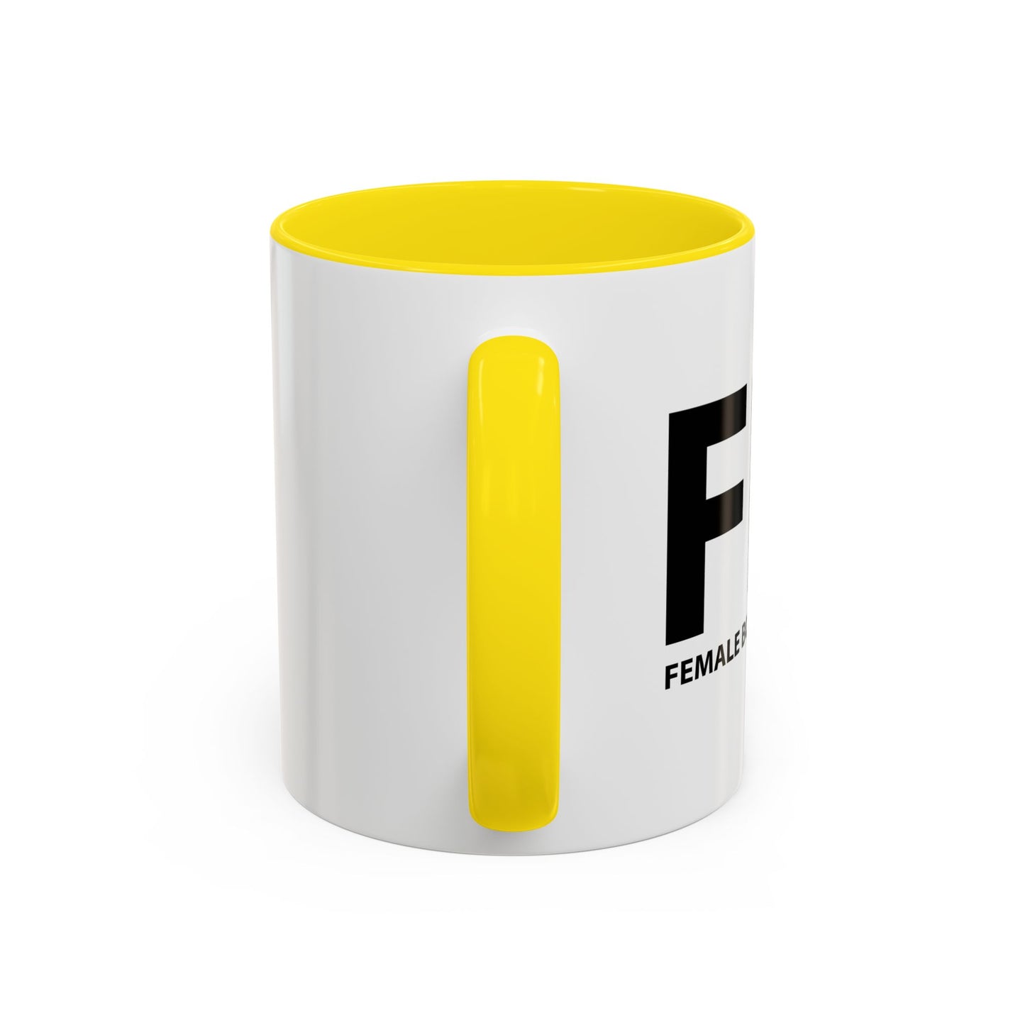 FBI FEMALE BODY INSPECTOR Accent BiColor Funny Sarcastic Mug