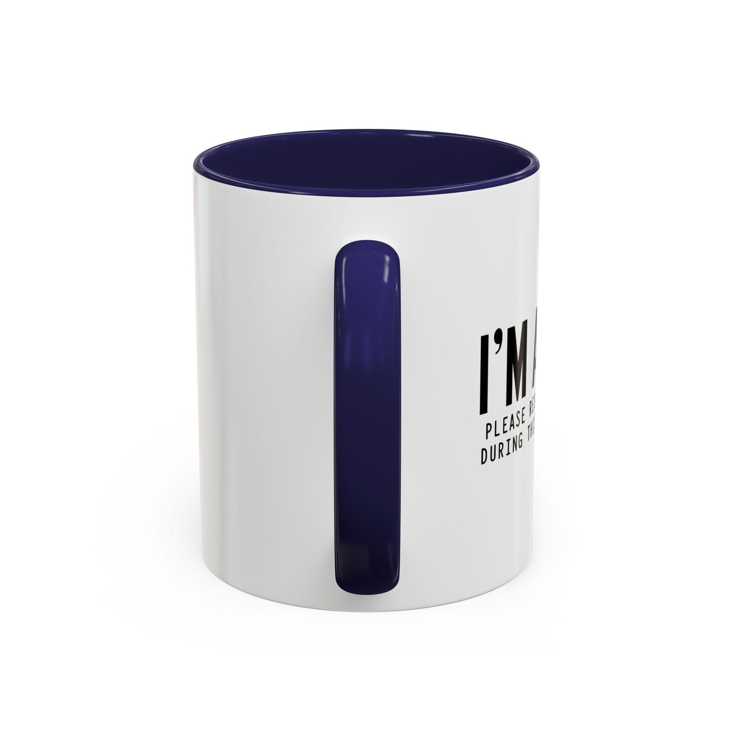 PLEASE RESPECT MY PRIVACY Accent BiColor Funny Sarcastic Mug