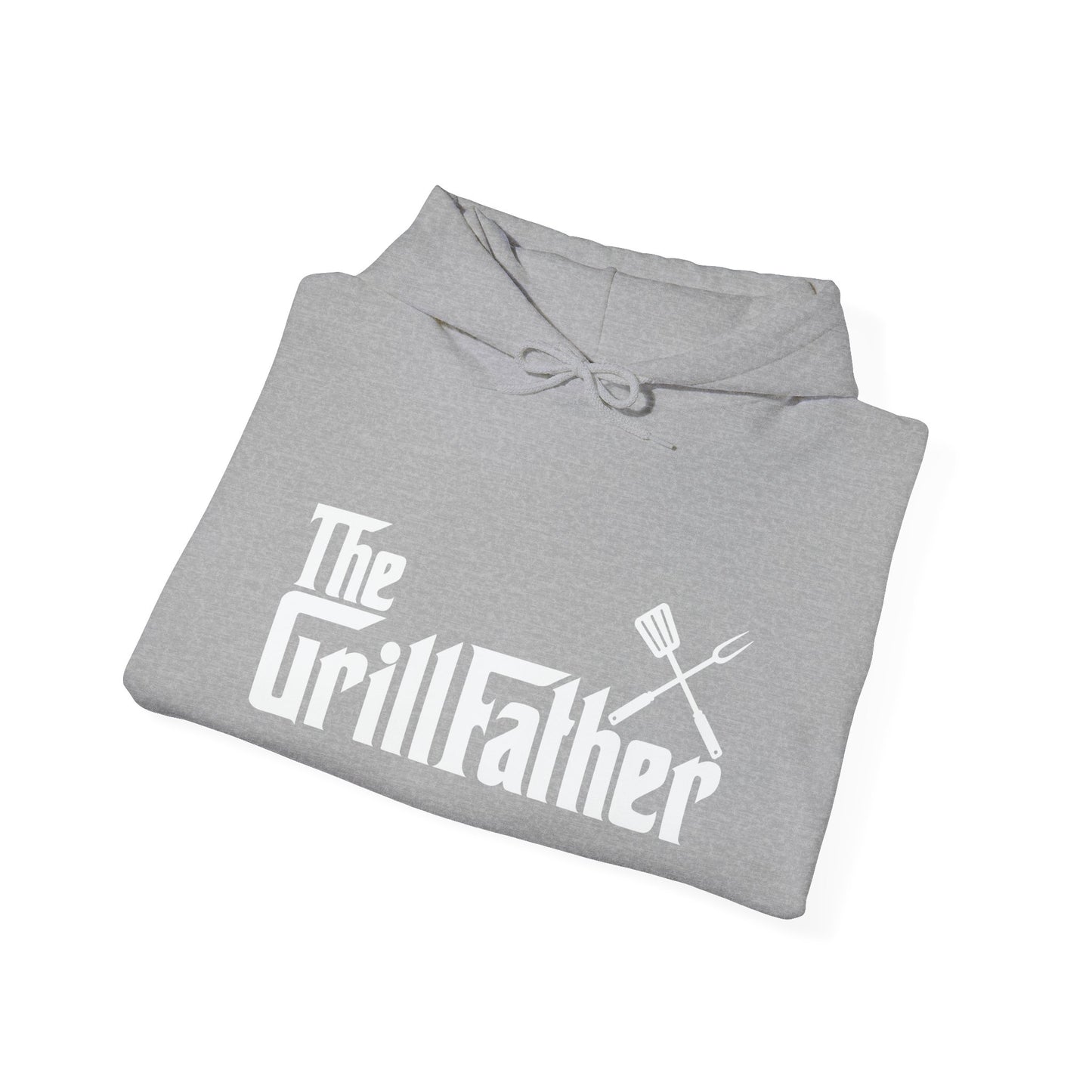 THE GRILLFATHER - Premium Unisex Funny Sarcastic Black Hoodie Sweatshirt