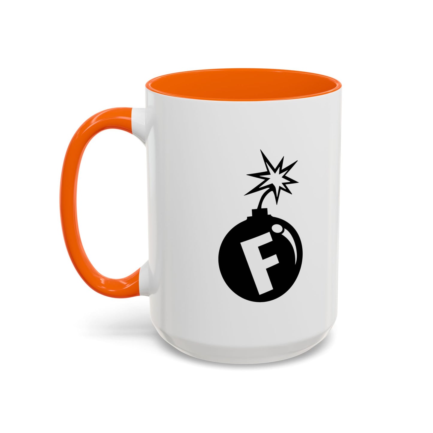 F BOMB Accent BiColor Funny Sarcastic Mug