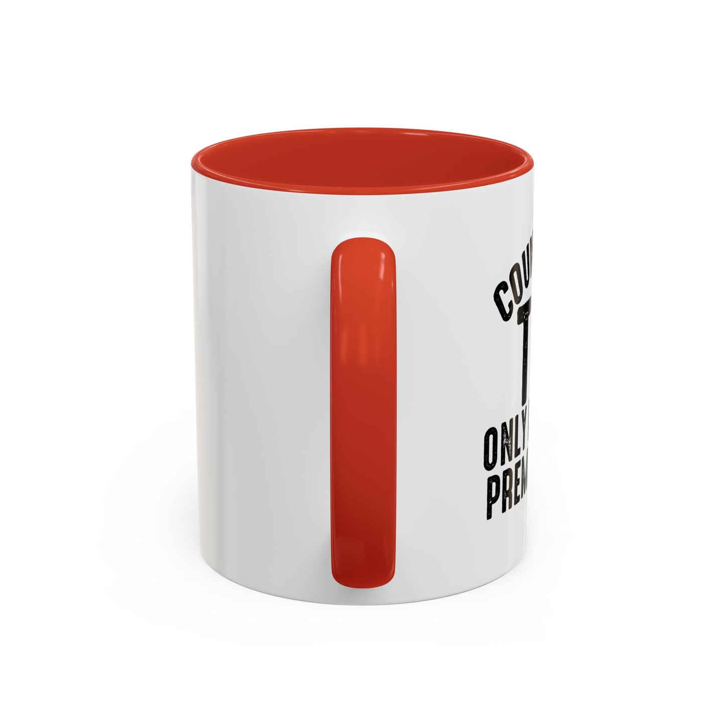 COUNTING TO TEN Accent BiColor Funny Sarcastic Mug